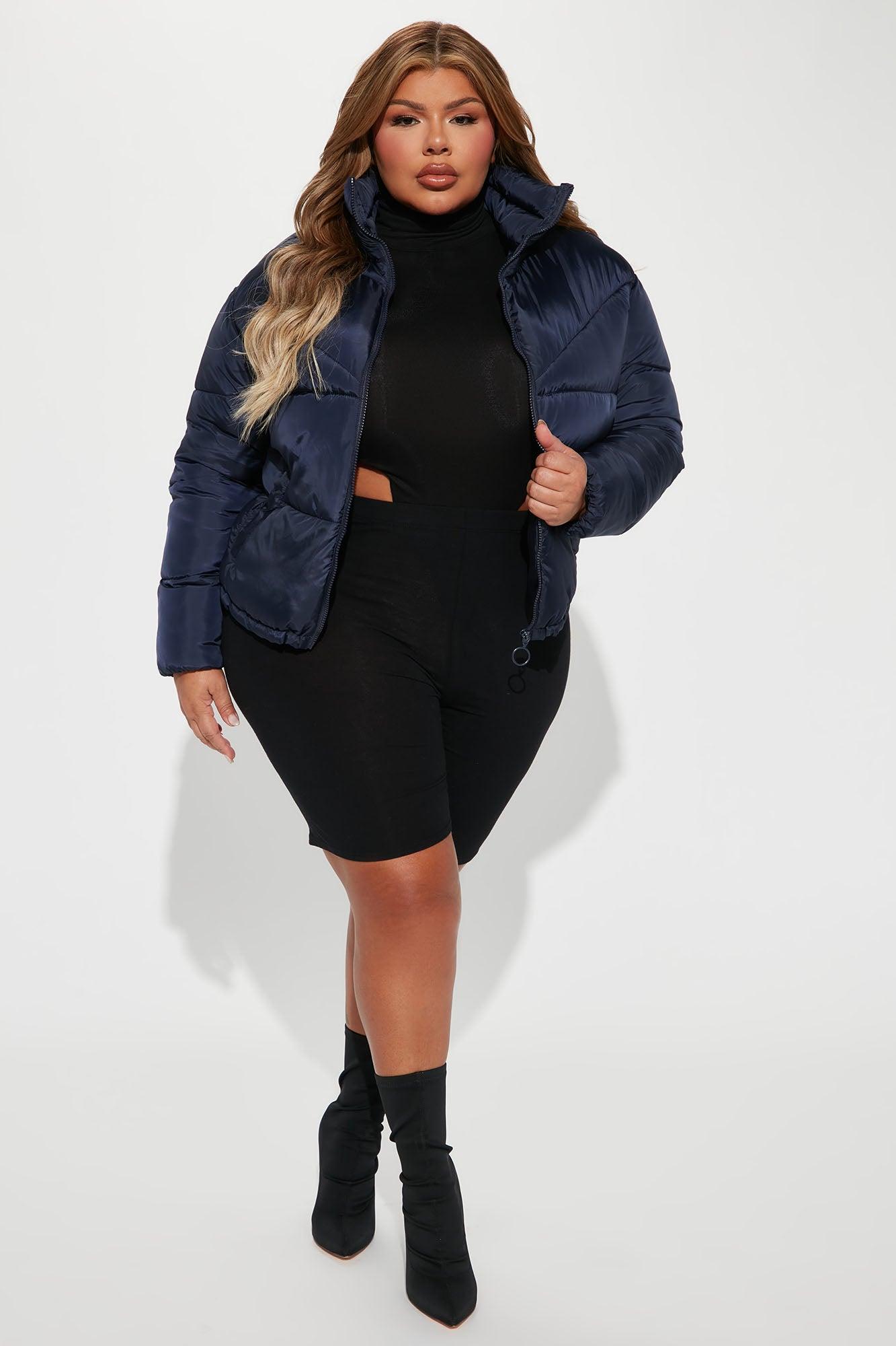 City Streets Puffer Jacket - Navy Product Image