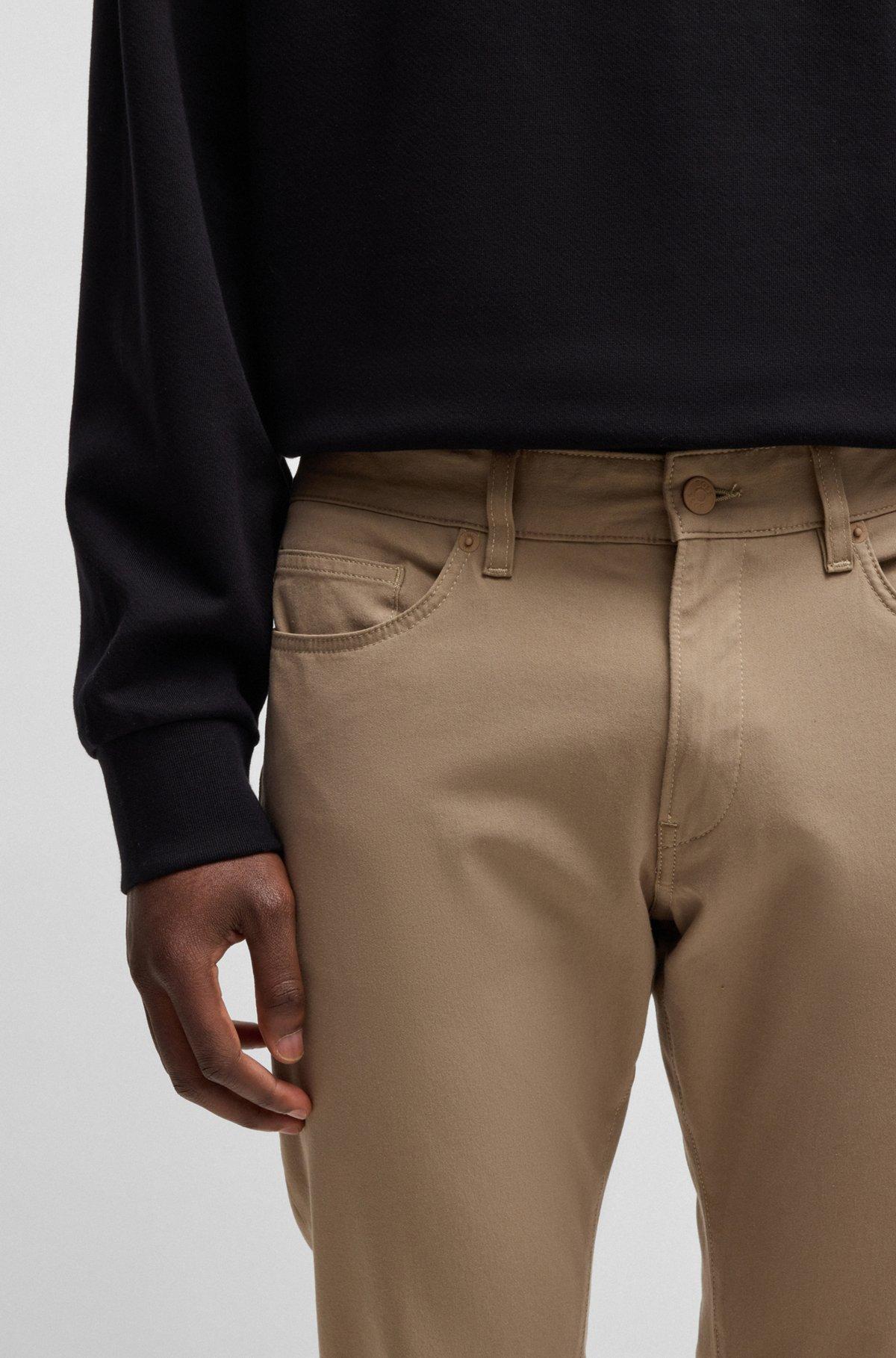 Delaware slim-fit trousers in performance-stretch fabric Product Image