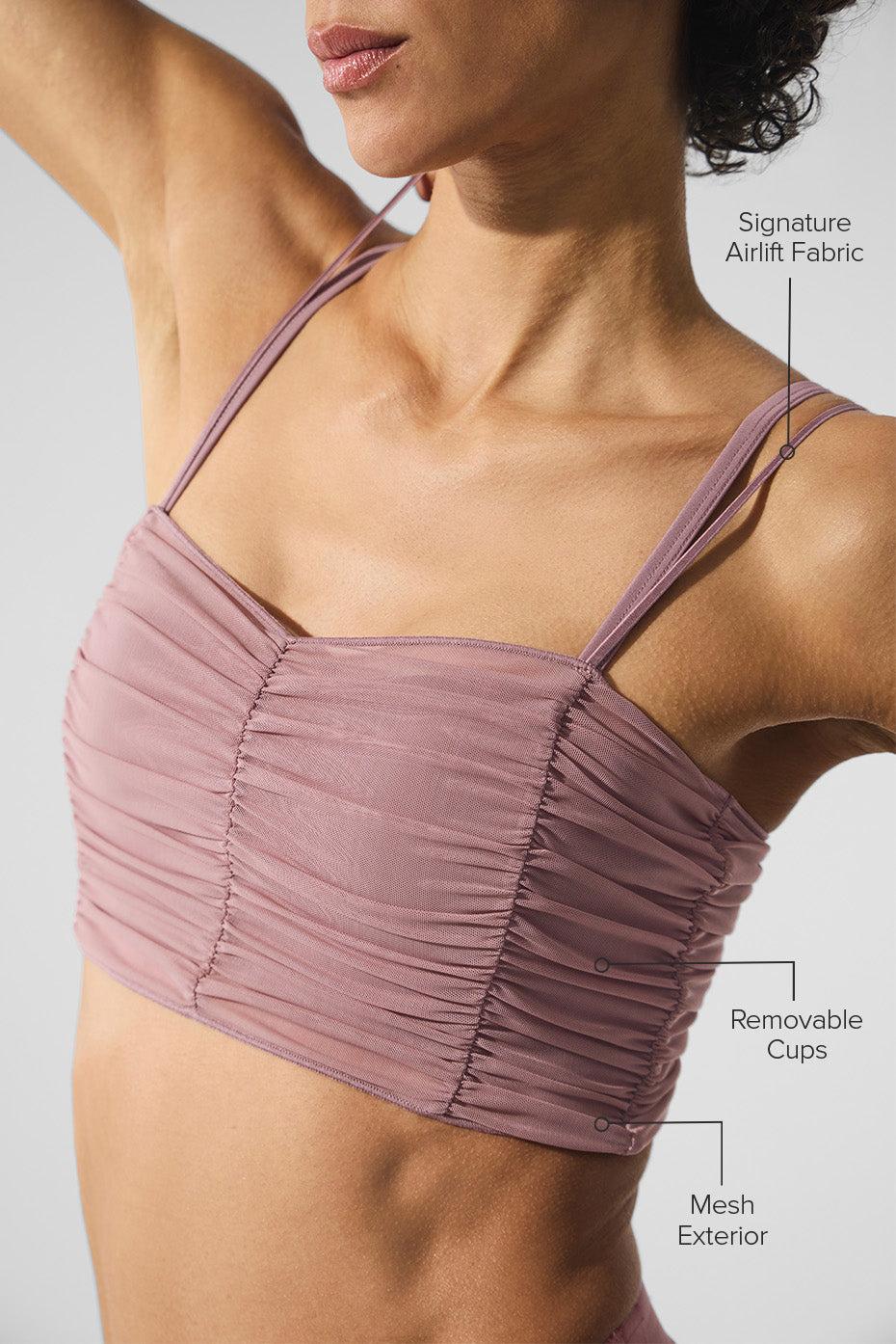 Airlift Mesh Cherish Bra - Smoky Quartz Product Image