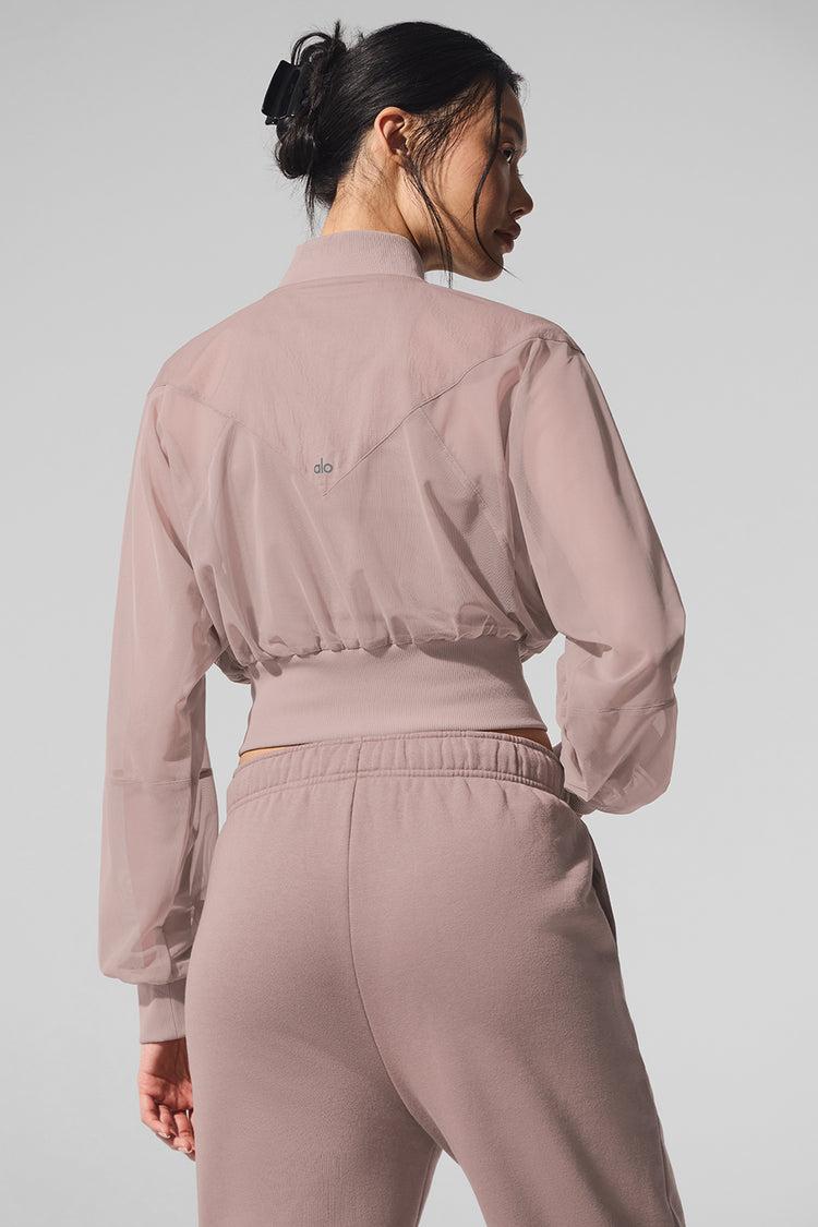 Cropped Air It Out Bomber - Taupe Product Image