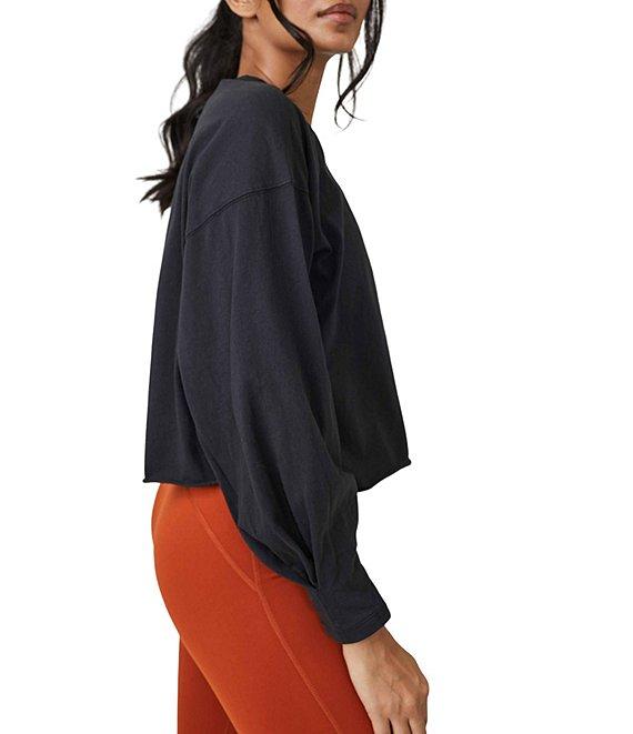 Free People FP Movement Inspire Layer Cropped Long Sleeve Shirt Product Image