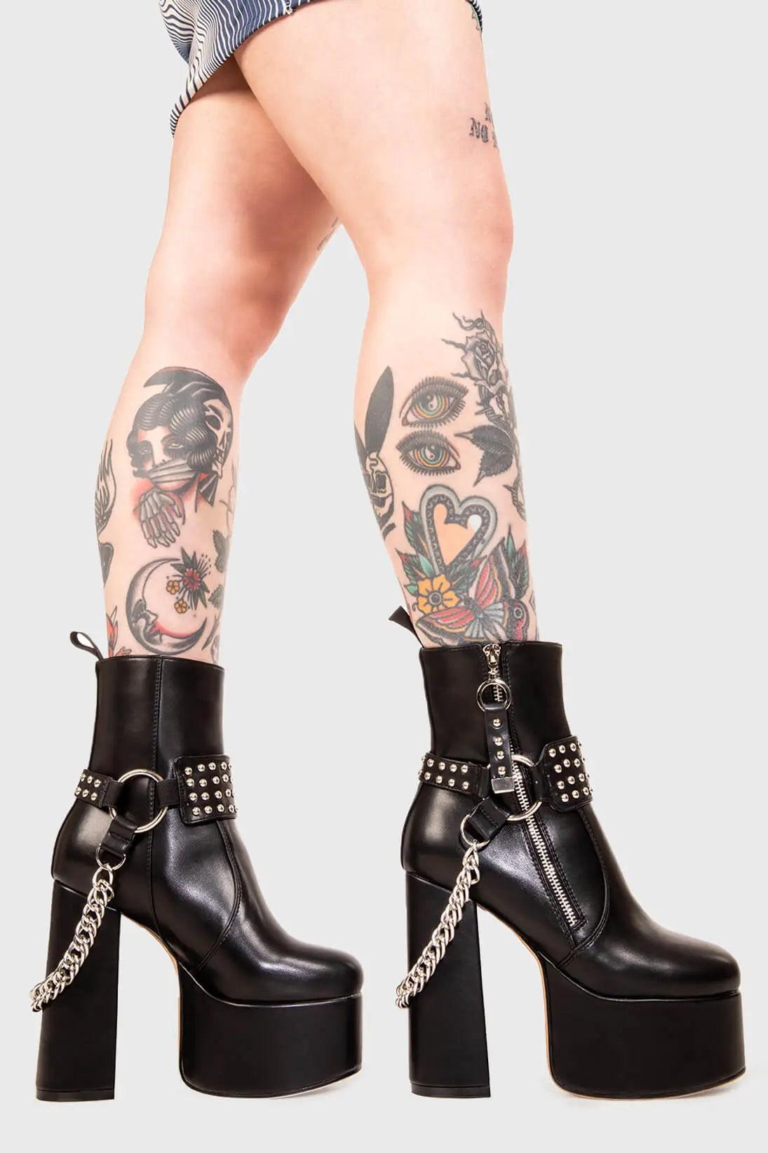 So What Platform Ankle Boots Product Image
