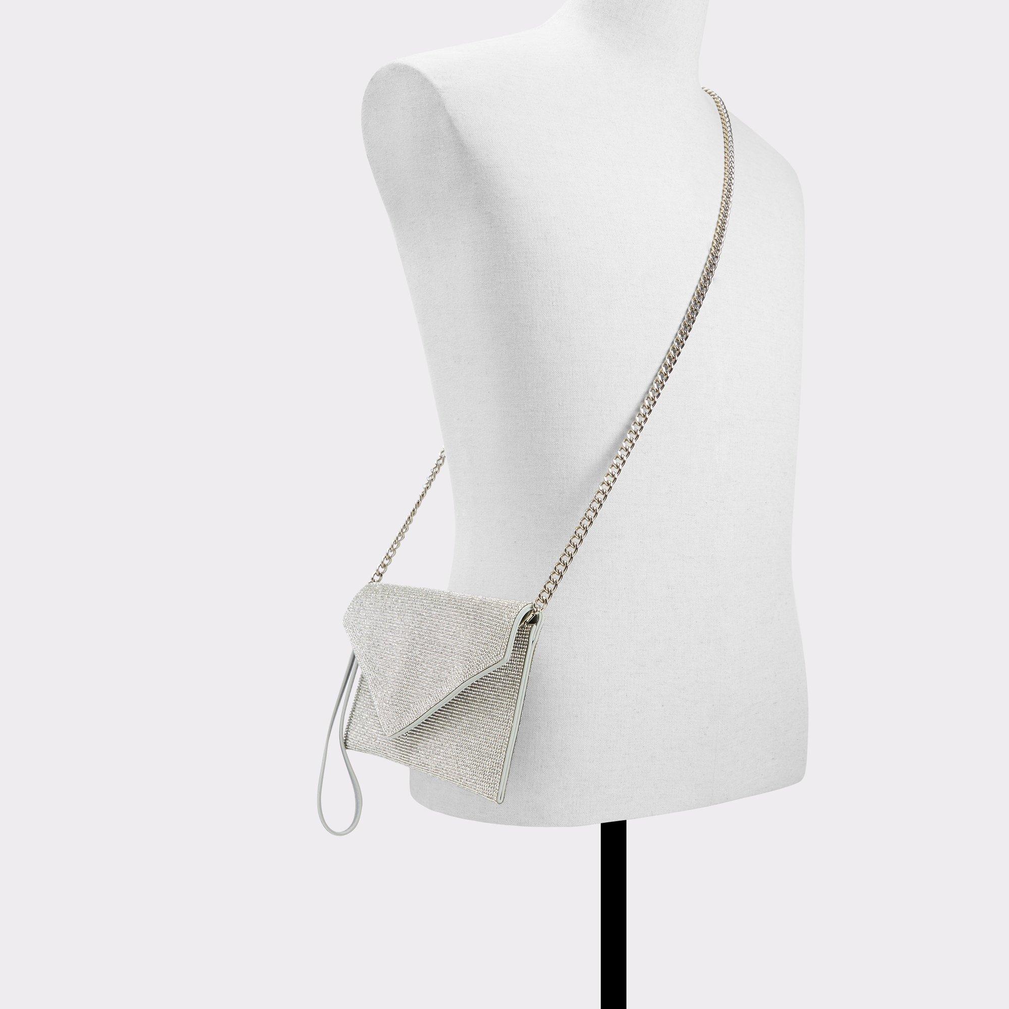 Mallasvex Light Silver Women's Clutches & Evening bags | ALDO US Product Image