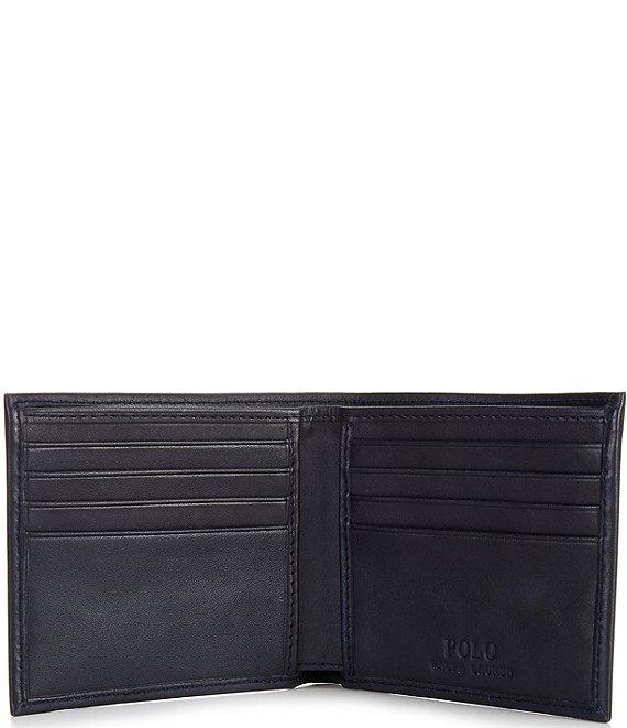 Polo Ralph Lauren Embroidered Leather Billfold Wallet Product Image