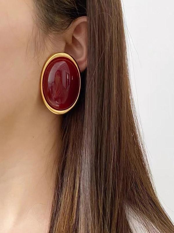 Geometric Split-Joint Earrings Accessories Product Image