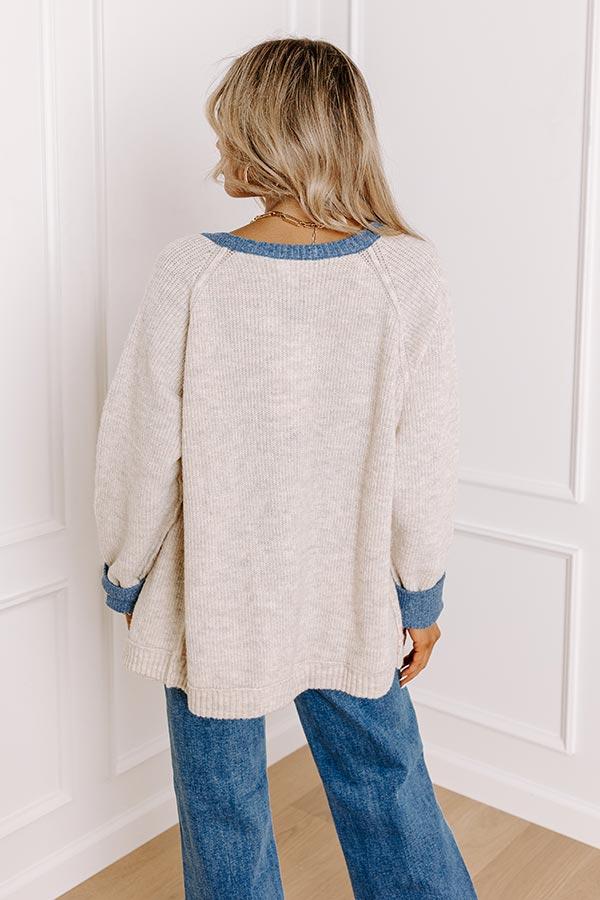 Falling Leaves Knit Cardigan Product Image