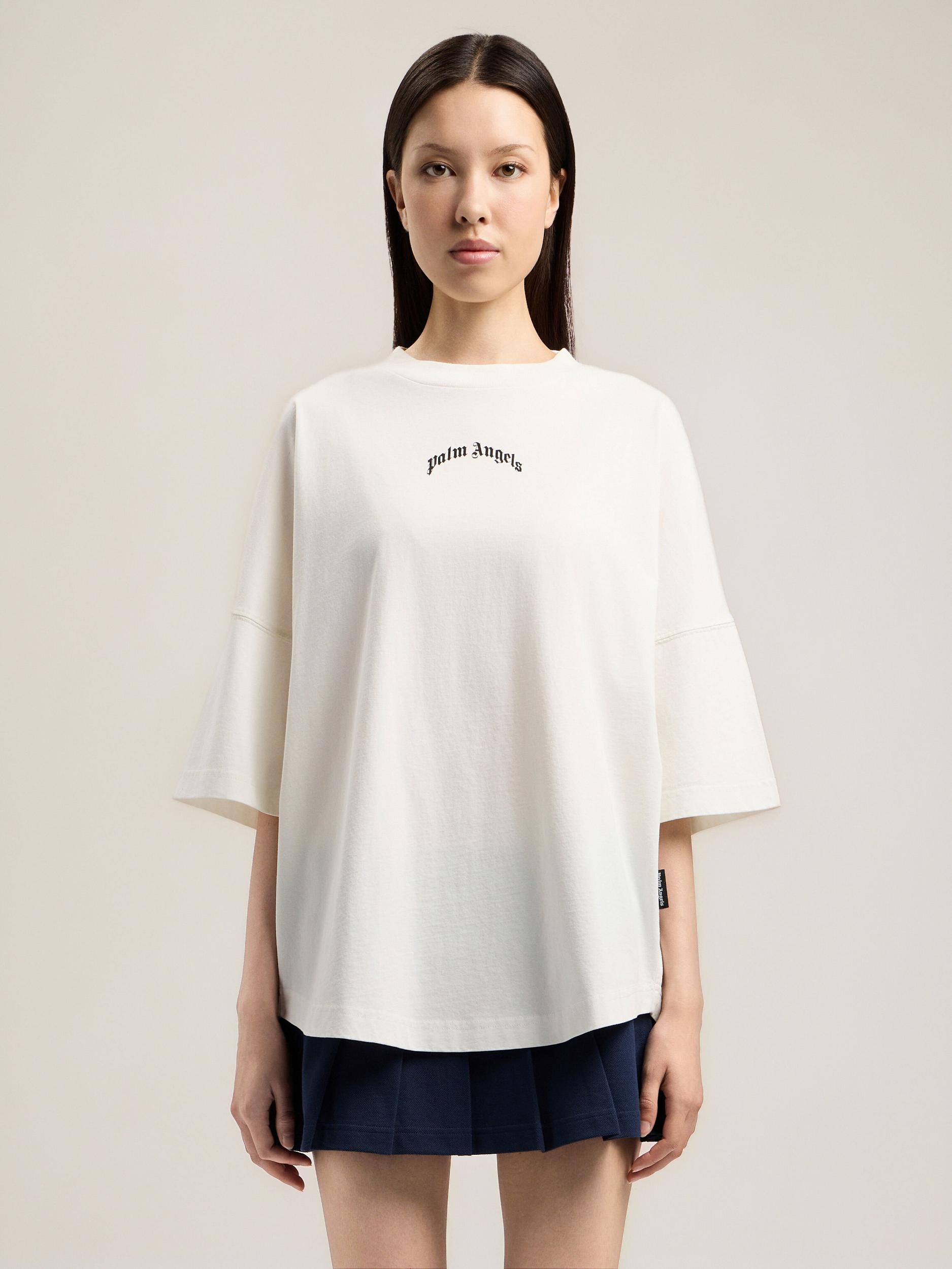 Curved Logo Over T-Shirt Product Image