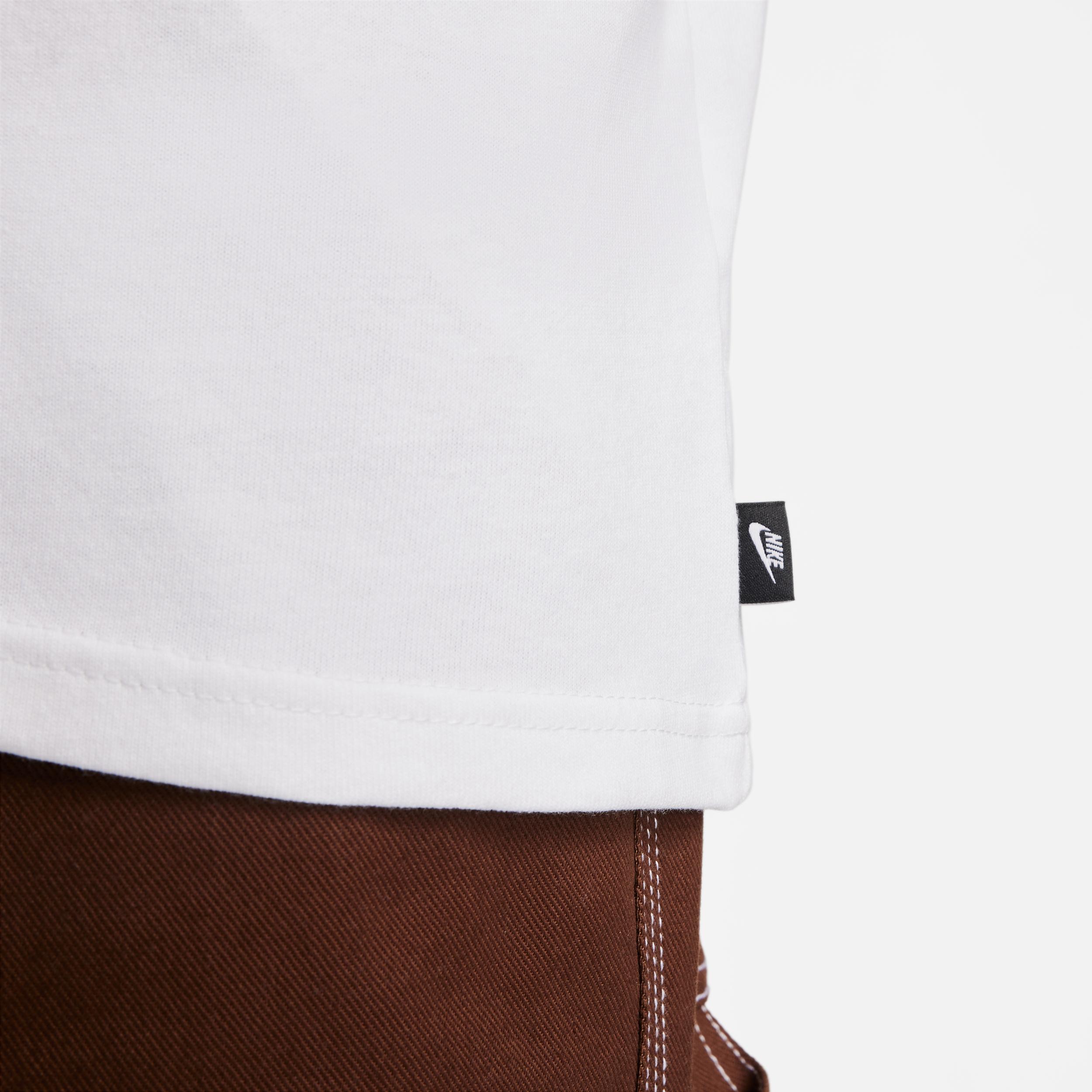 Mens Nike Sportswear Premium Essentials Long-Sleeve Pocket T-Shirt | DR7929-101 Product Image