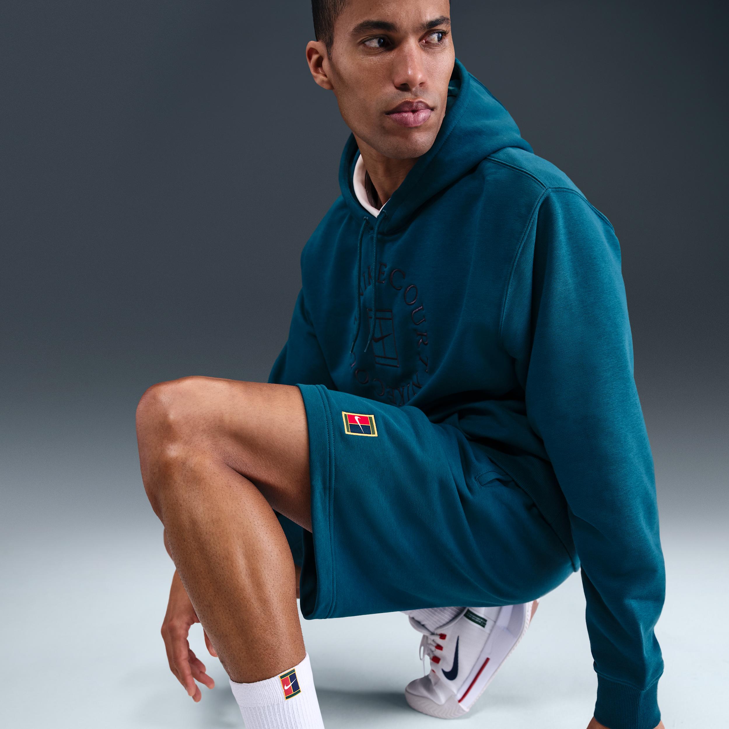 Nike Men's Court Heritage Dri-FIT Fleece Tennis Shorts Product Image
