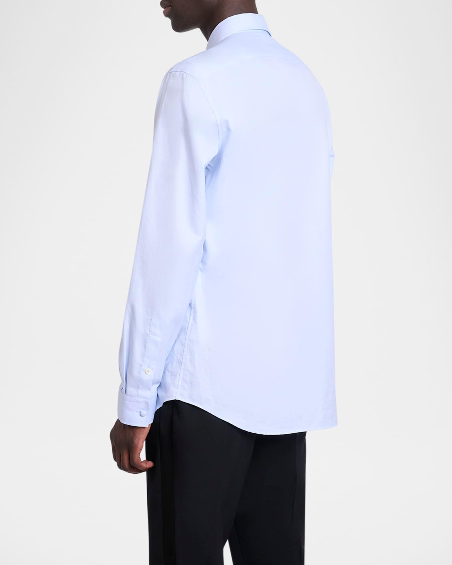 Men's Emblem-Pocket Cotton Sport Shirt Product Image