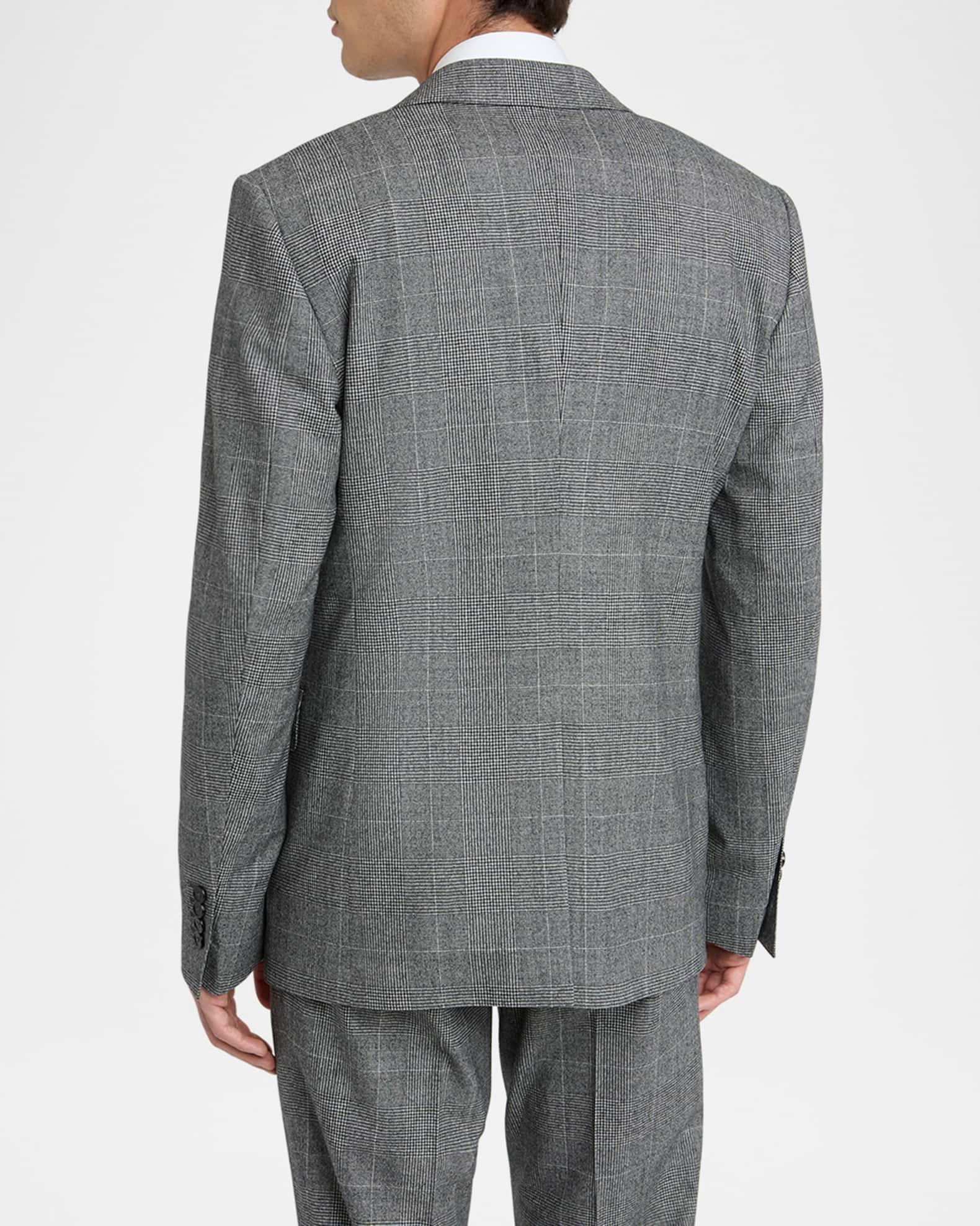 Men's Wool Glen Plaid Three-Piece Suit Product Image