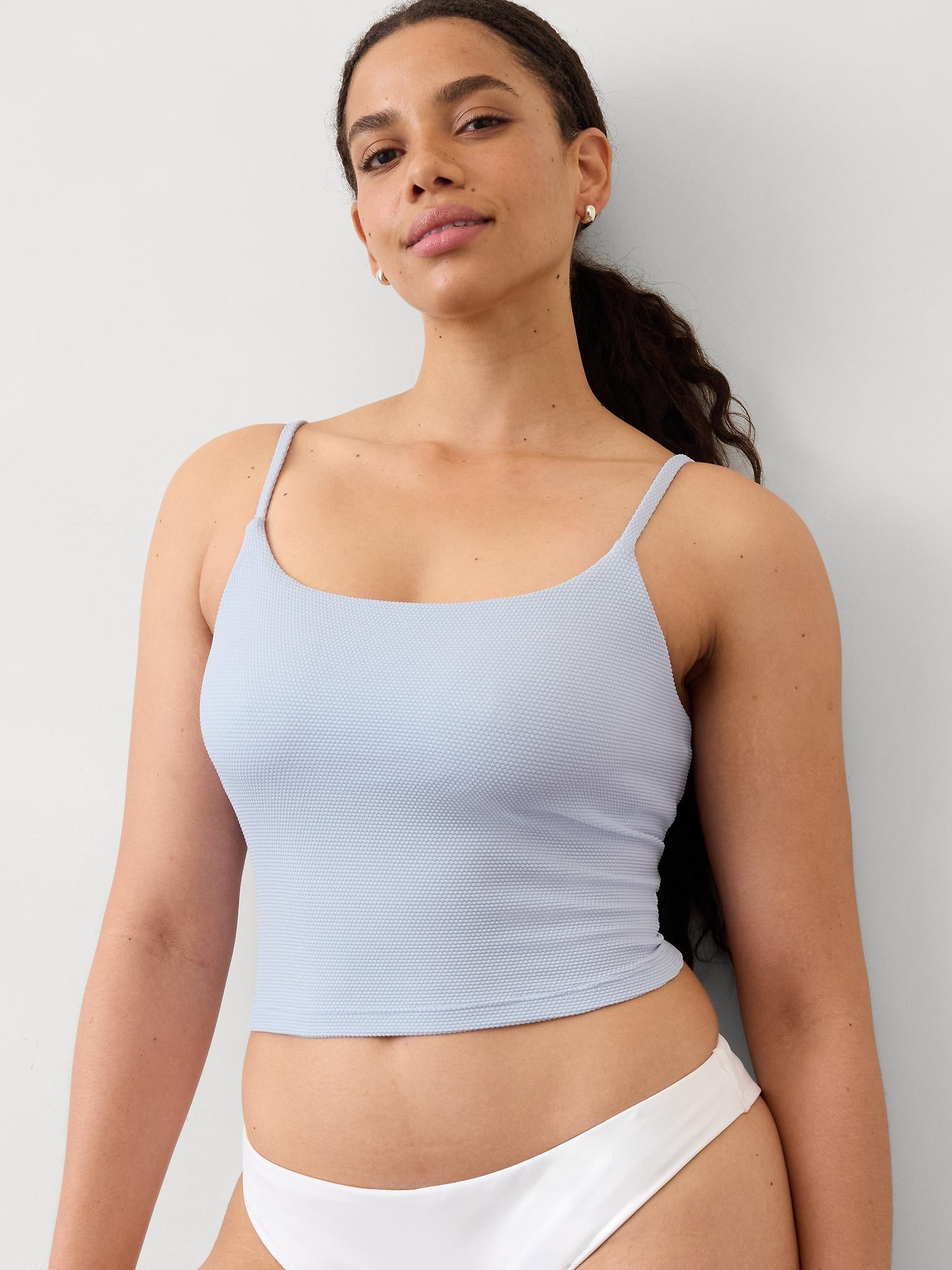 Scoop Crop Pique Tankini A-C Product Image