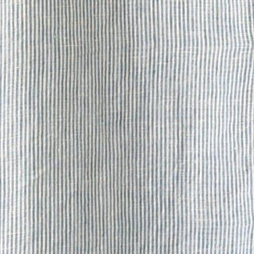 Linen Stripe SS Camp - Blue Product Image
