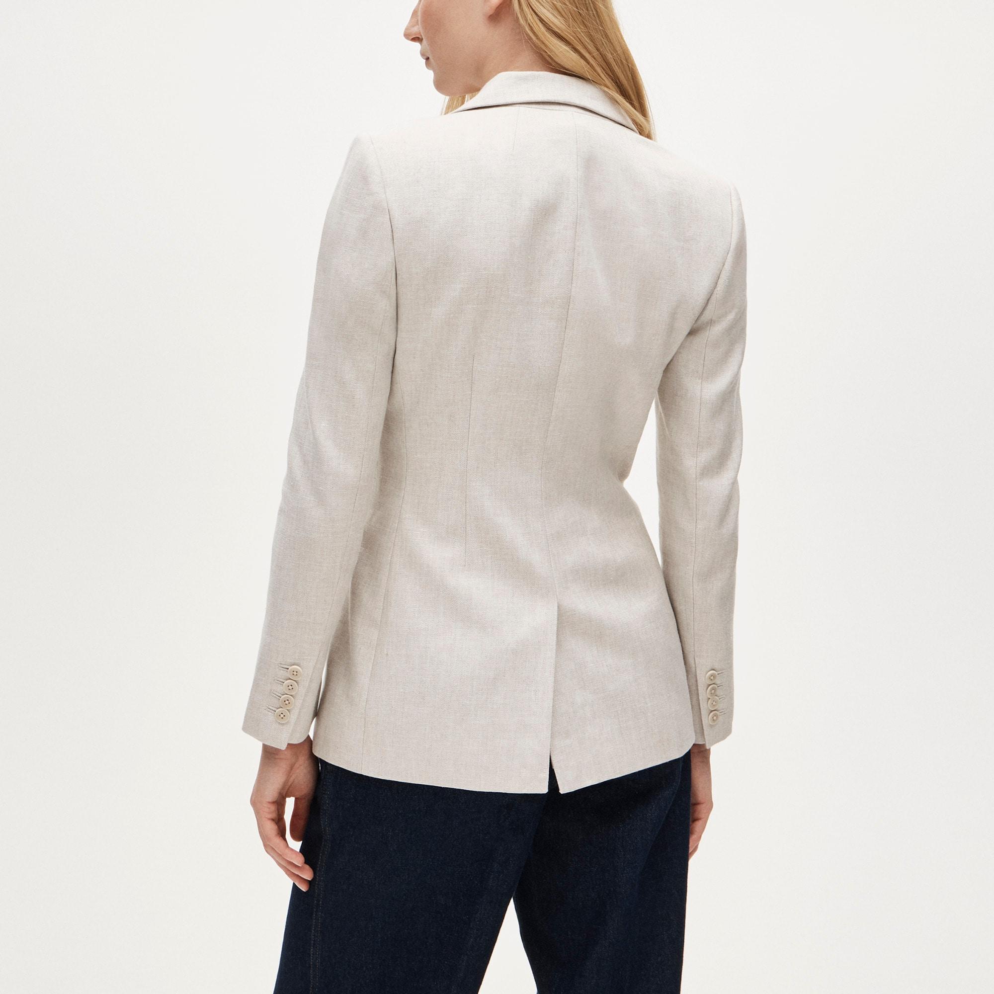 Margeaux blazer in stretch linen blend Product Image