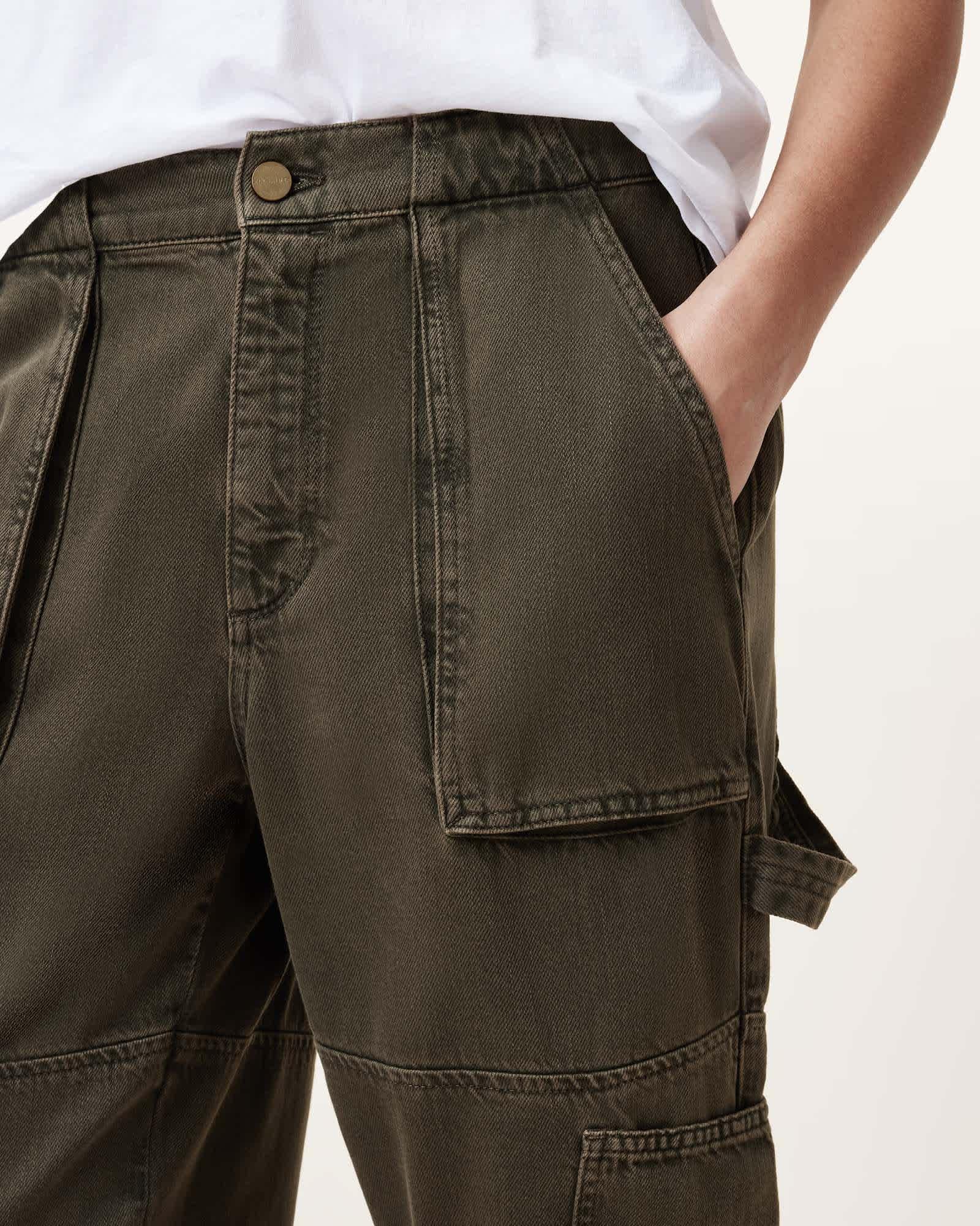 Mila Tapered Denim Cargo Pants Product Image