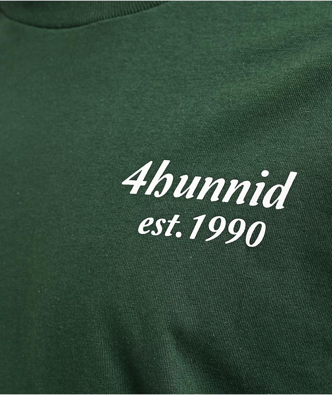 4Hunnid Est. 1990 Green T-Shirt Product Image
