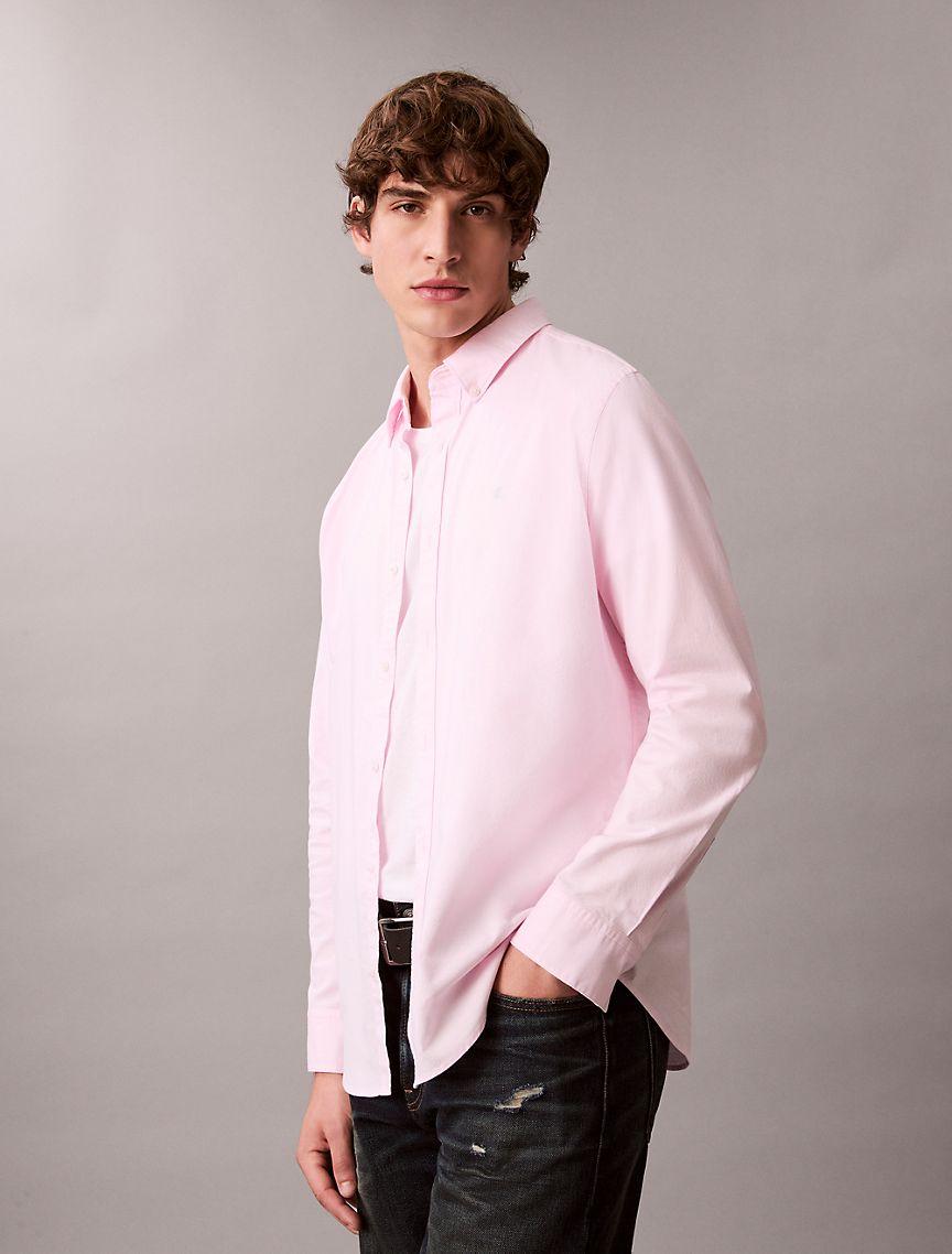 Solid Oxford Classic Button-Down Shirt Product Image
