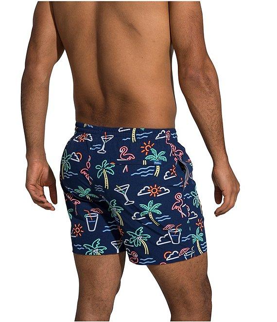 Chubbies The Neon Lights 5.5#double; Inseam Stretch Swim Trunks Product Image