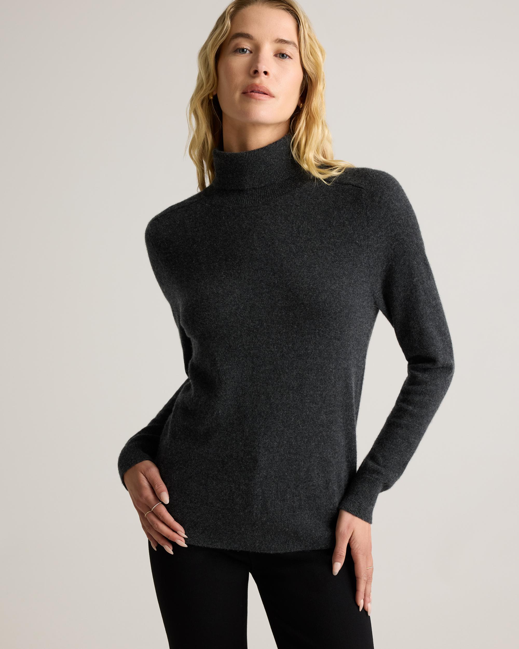 Quince | Women's Mongolian Cashmere Turtleneck Sweater Product Image