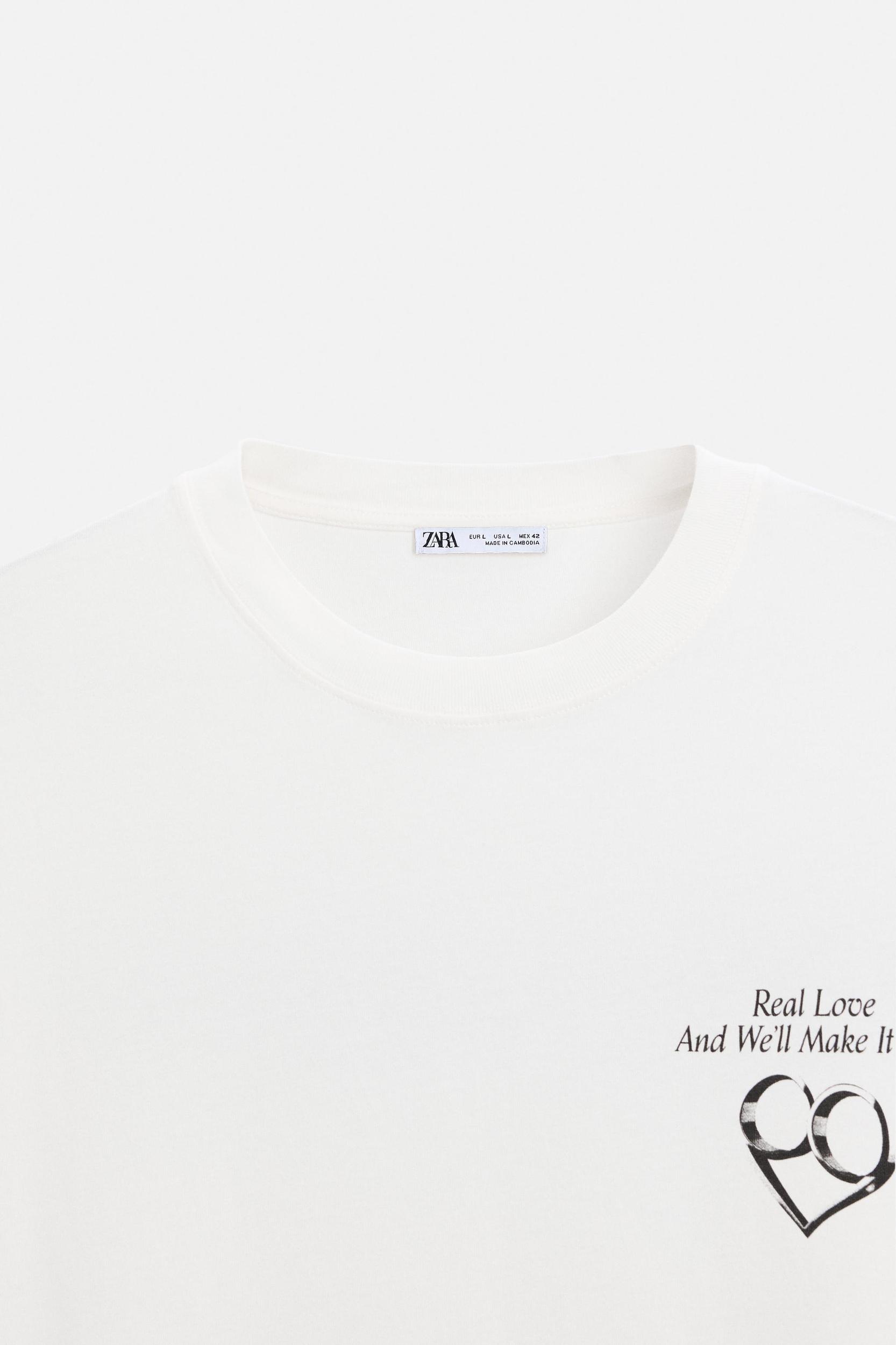 TEXT PRINT T-SHIRT Product Image