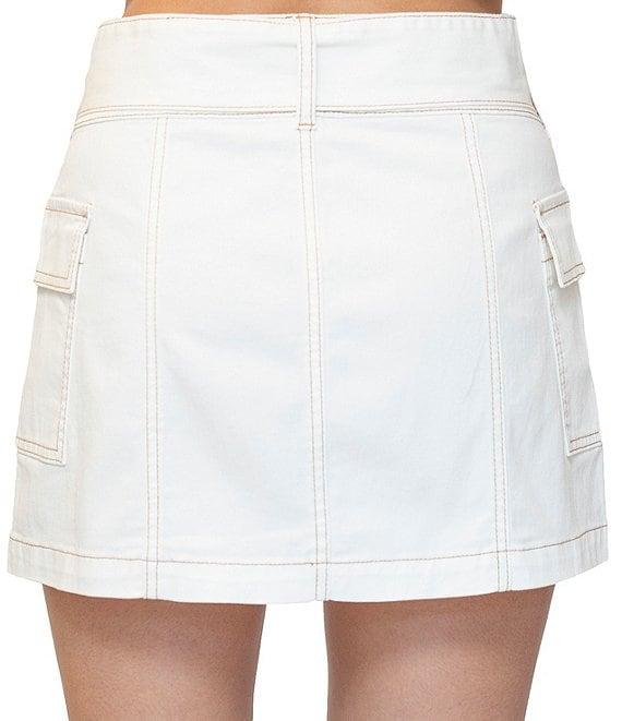 Stevie by Steve Madden Belted Cargo Skirt Product Image