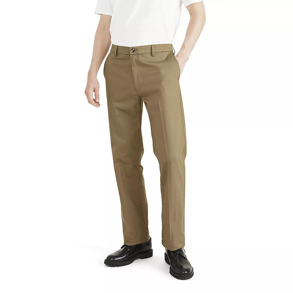 Men's Dockers® Signature Iron-Free Stain Defender Classic-Fit Khaki Pants, Size: 38 X 32, British Green Product Image