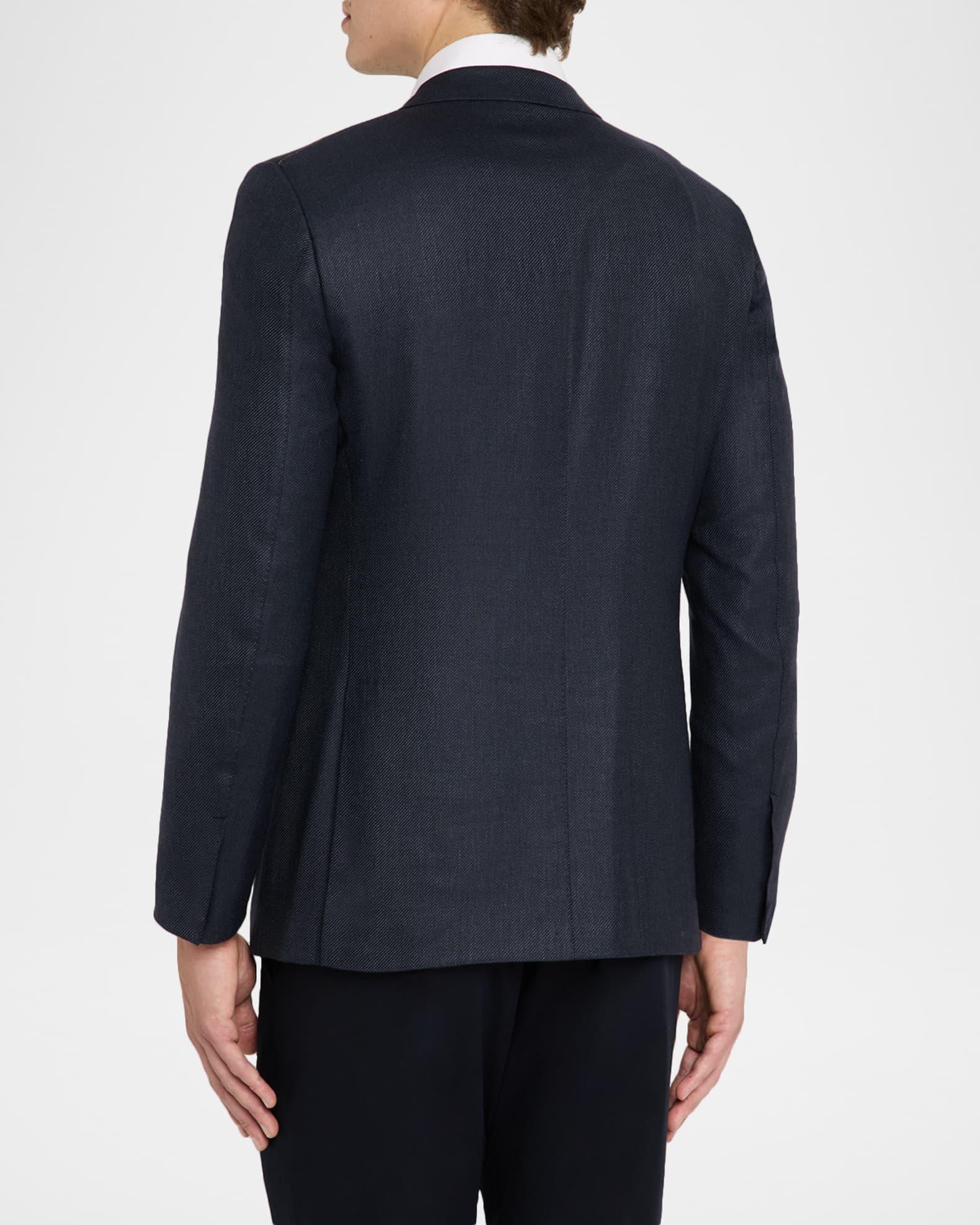 Men's Cashmere-Blend Twill Single-Breasted Blazer Product Image