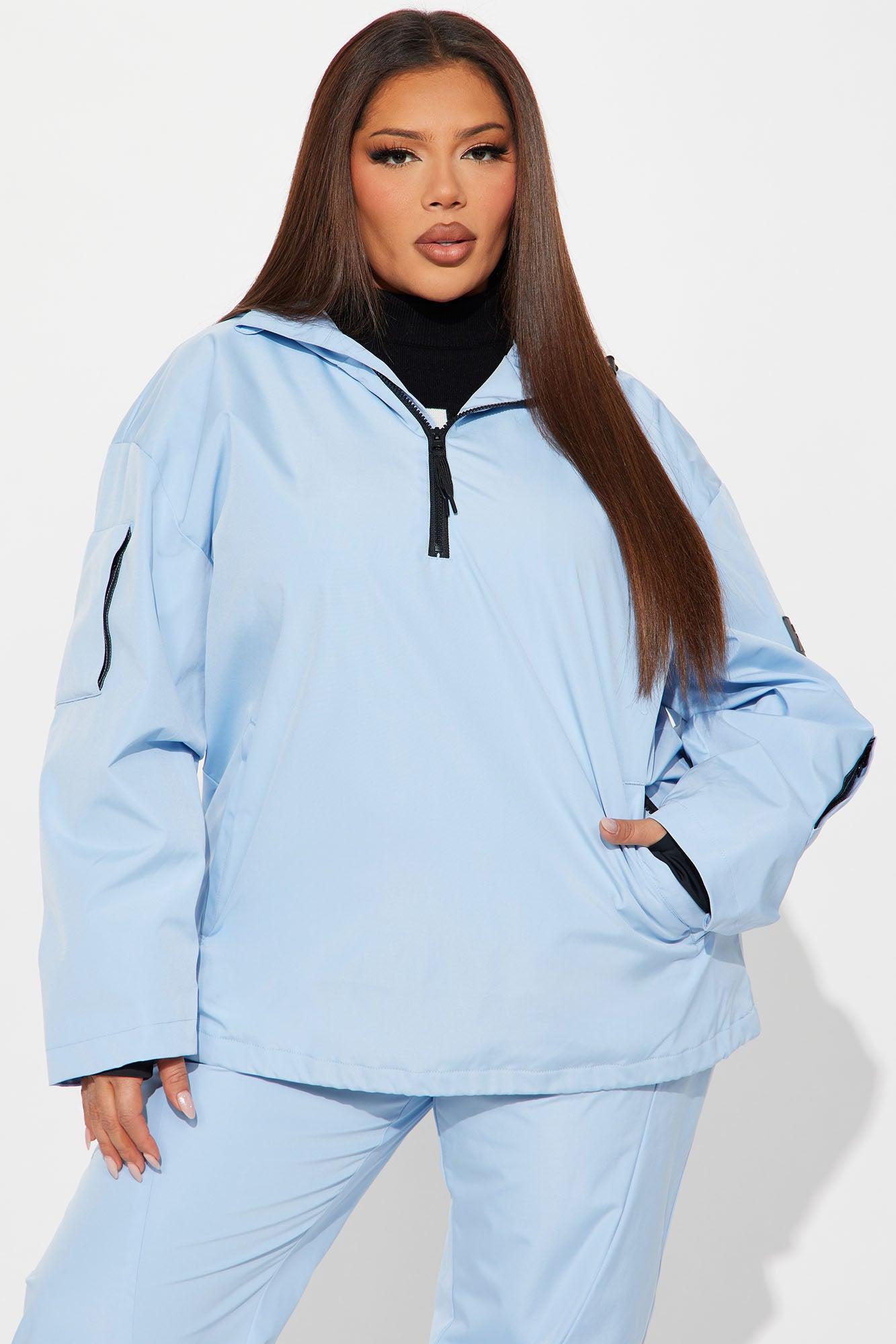 Snow Much Fun Snowboard Jacket - Light Blue Product Image