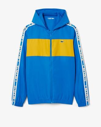 Colour-Block Logo Stripe Tennis Jacket Product Image