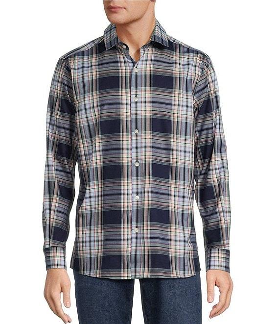 Hart Schaffner Marx The Mr. Classic Collection Long Sleeve Plaid Coatfront Shirt Product Image
