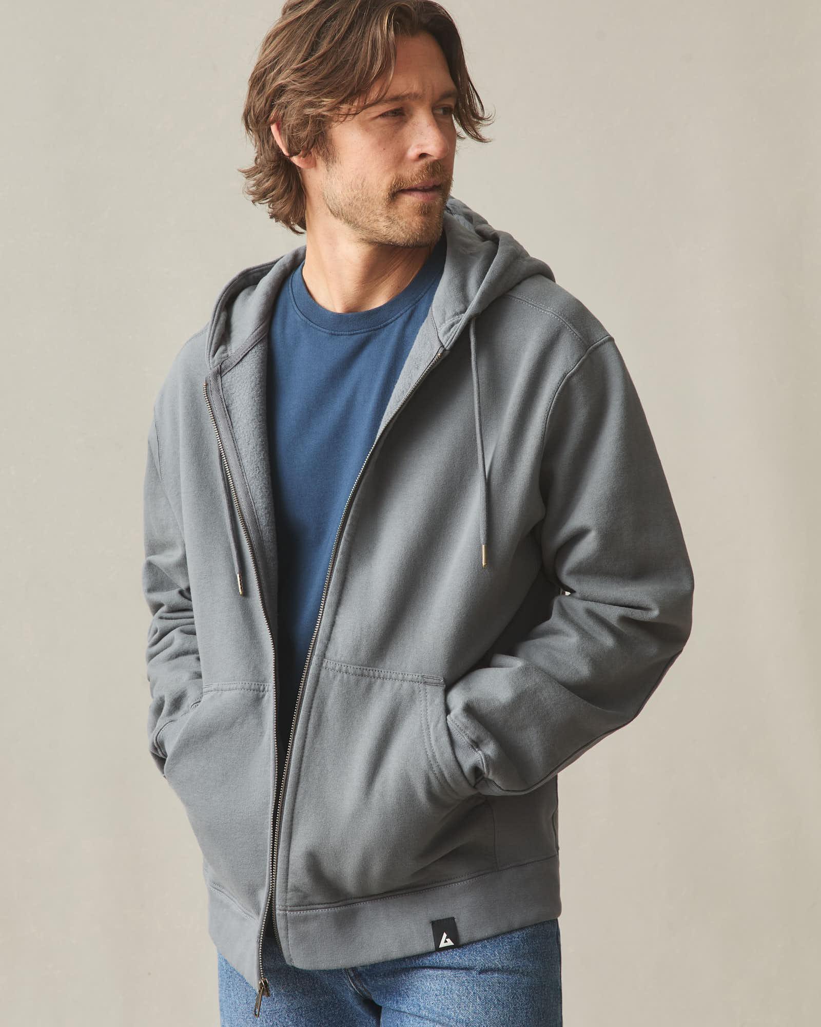 Men's Relaxed Classic Full Zip - Lava Smoke Product Image