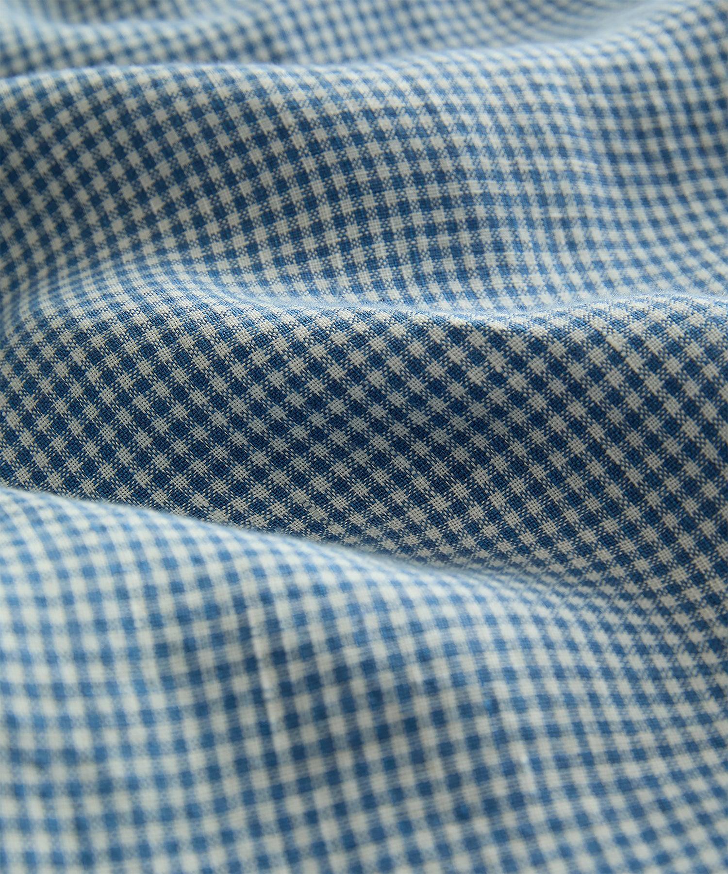 Cropped Sea Soft Irish Linen Camp Collar Shirt Product Image