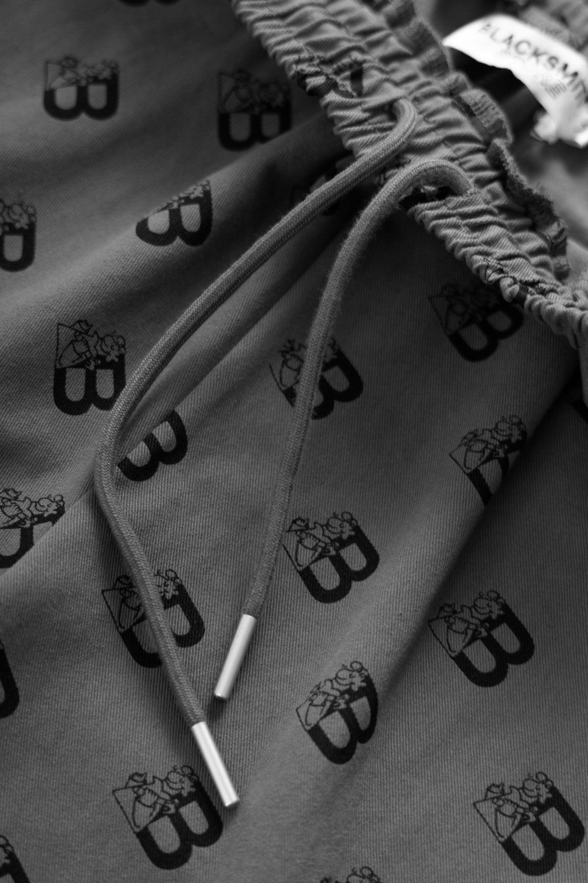 Blacksmith - All Over Grafter Shorts - Grey Product Image