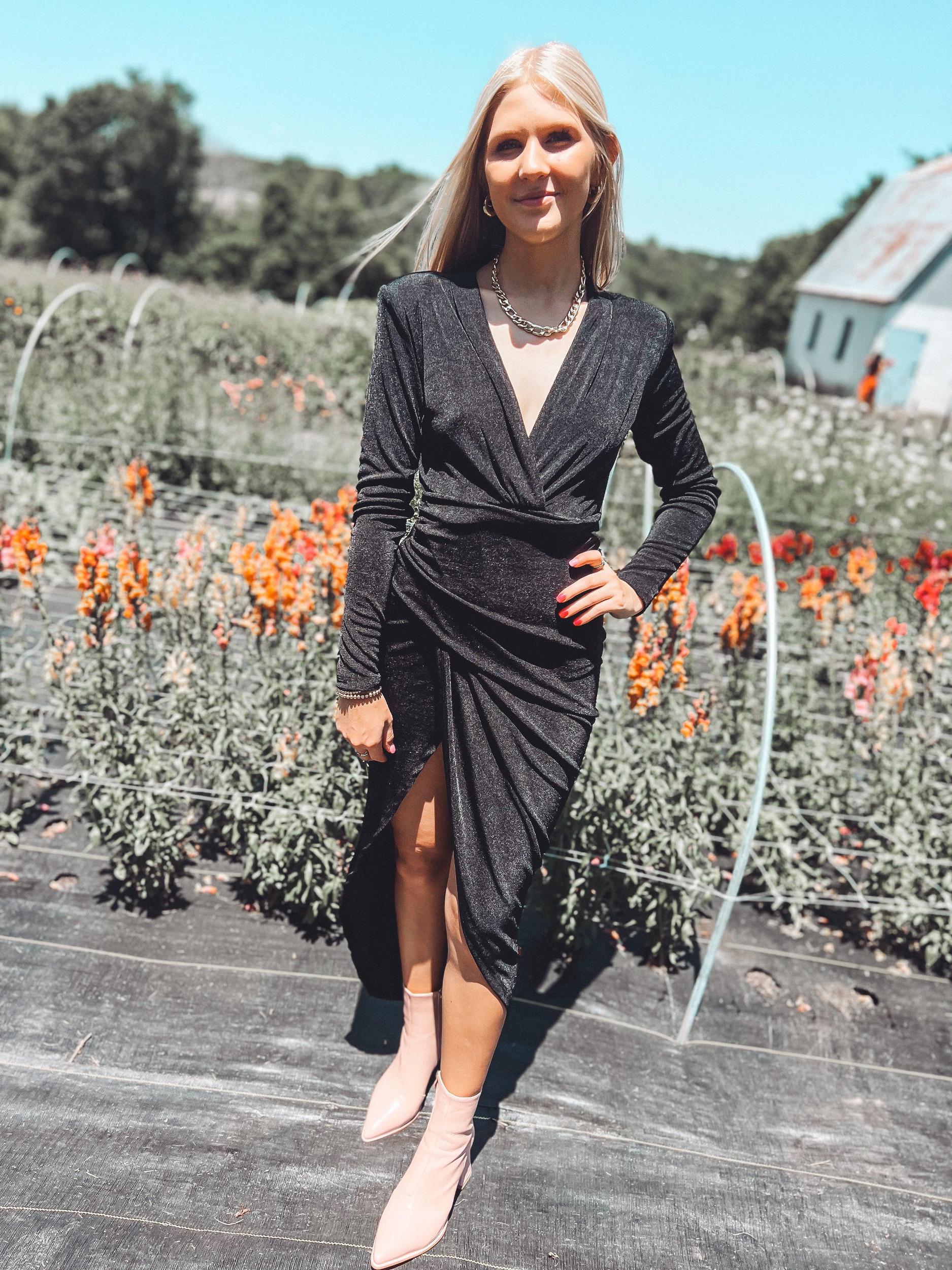 Slinky Slink Asymmetrical Dress Product Image