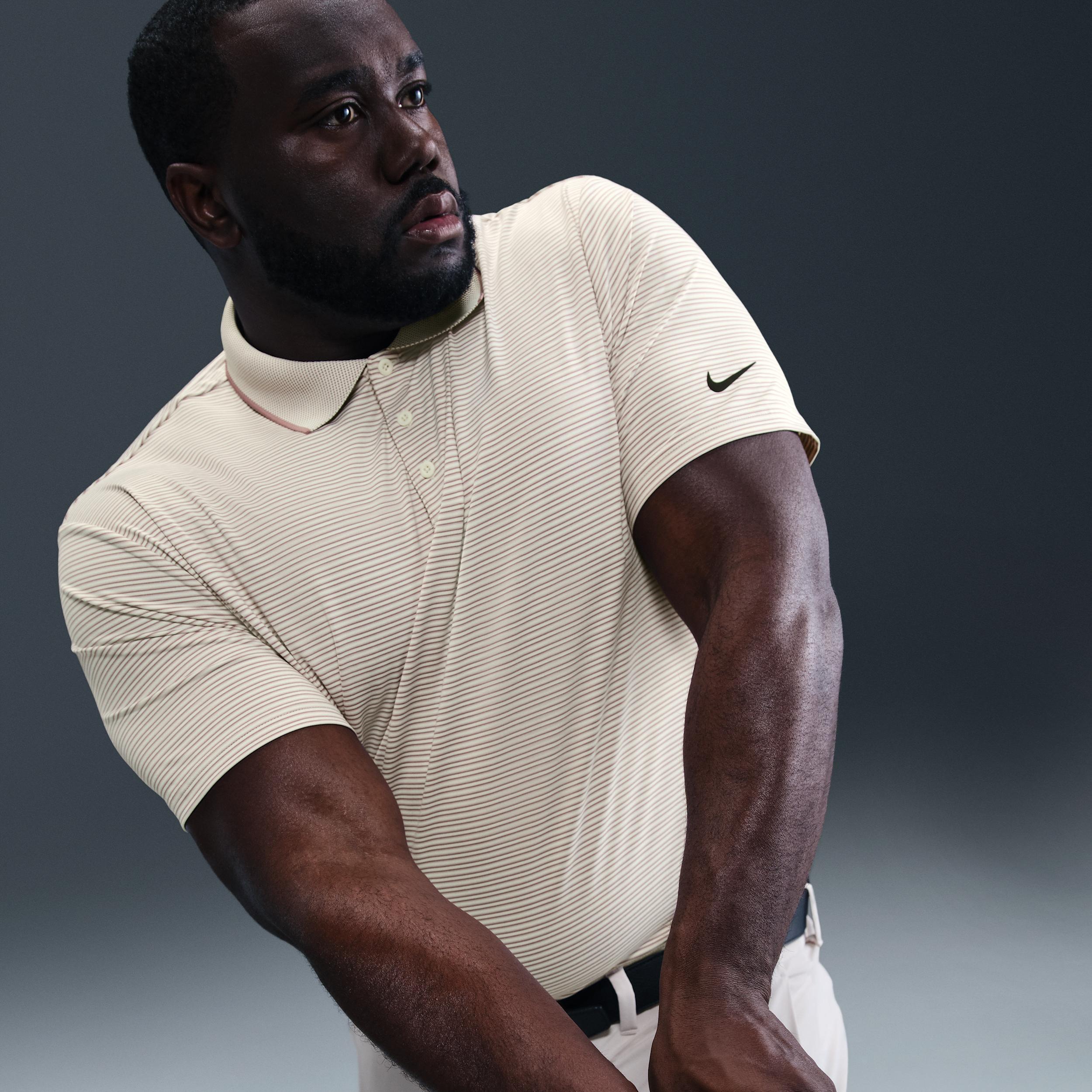 Nike Men's Tour Dri-FIT Striped Golf Polo Product Image