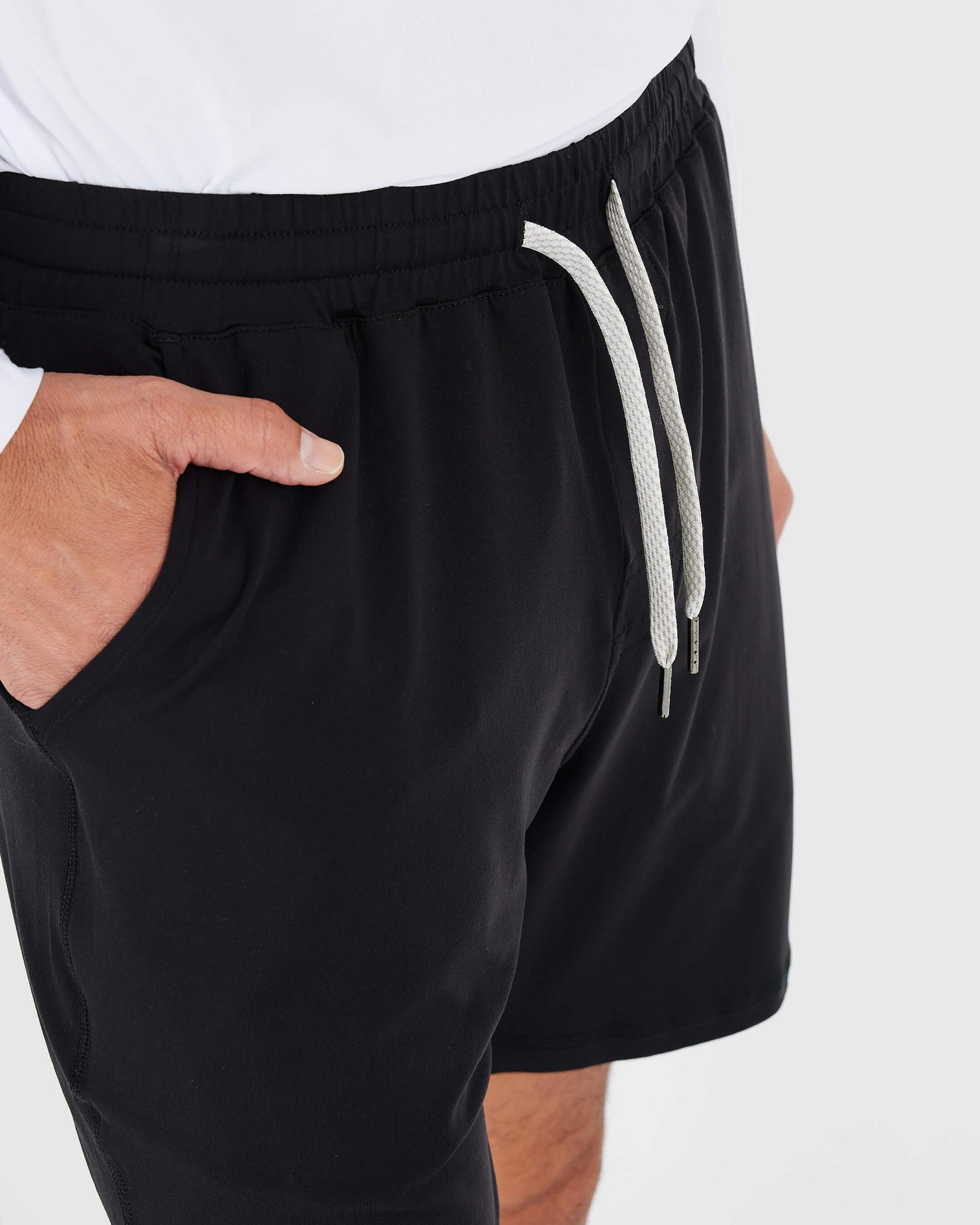 Black Active Quick Dry Shorts with Liner Product Image