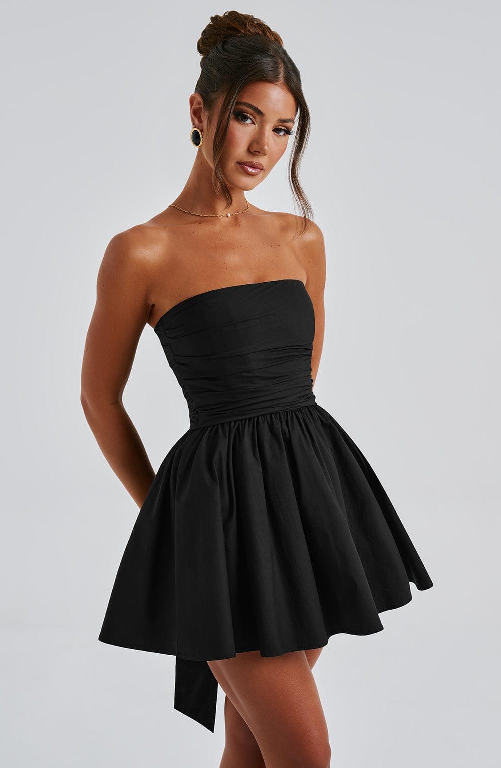 Katrina Mini Dress - Black Product Image