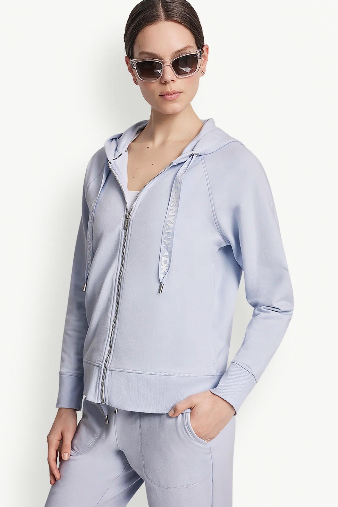 TWO-TONE LOGO DRAWSTRING HOODIE Product Image