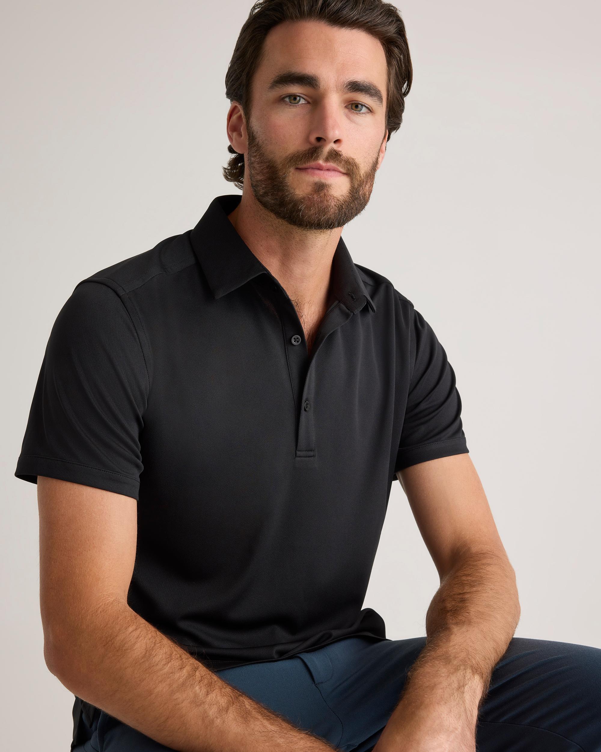 Quince | Men's Commuter Stretch Pique Polo 100% Polyester Product Image