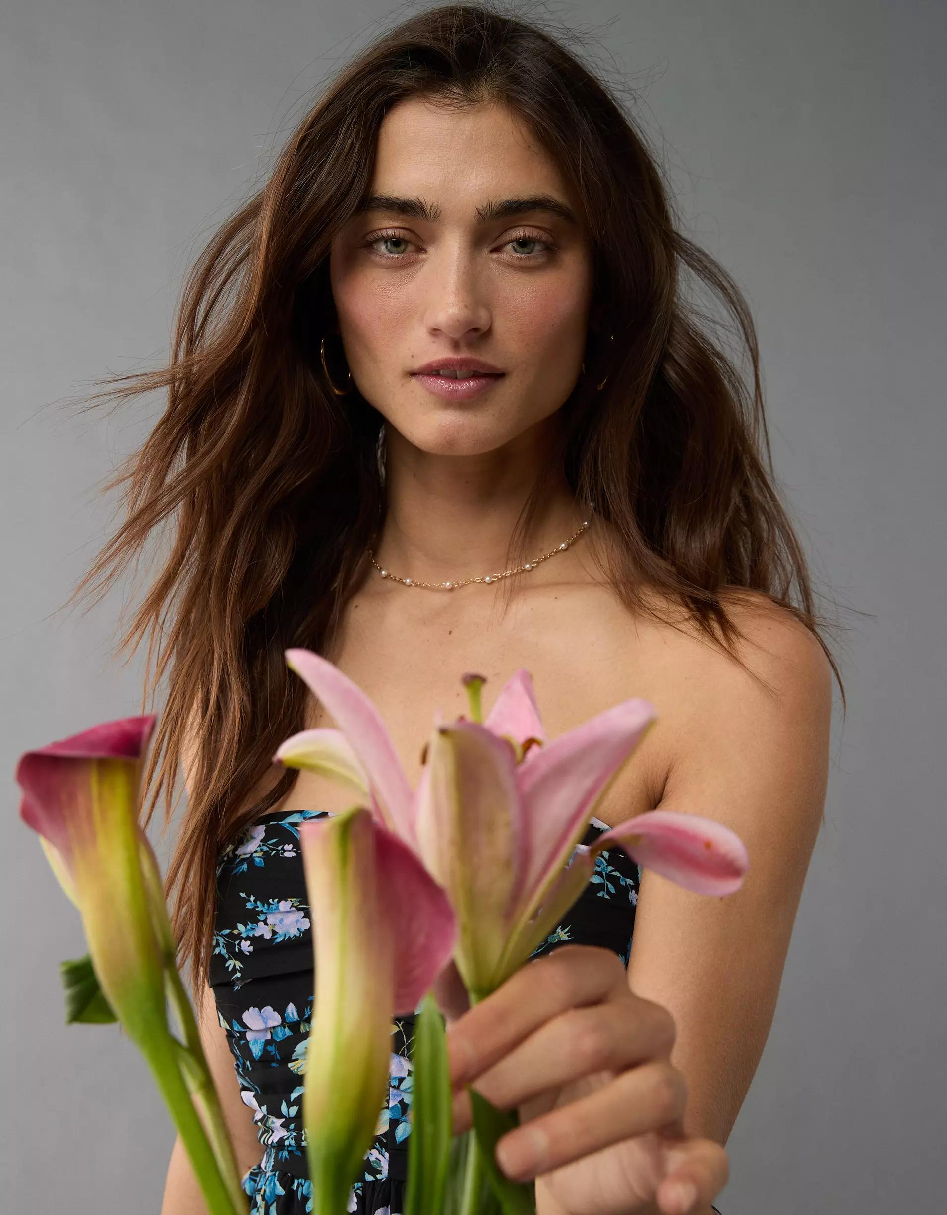 AE Pleated Mini Dress Product Image