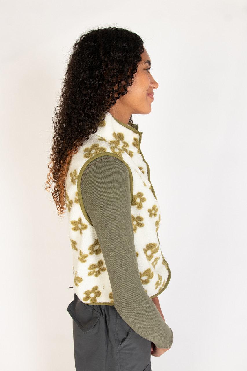 Daisy Fleece Zip Up Vest Product Image