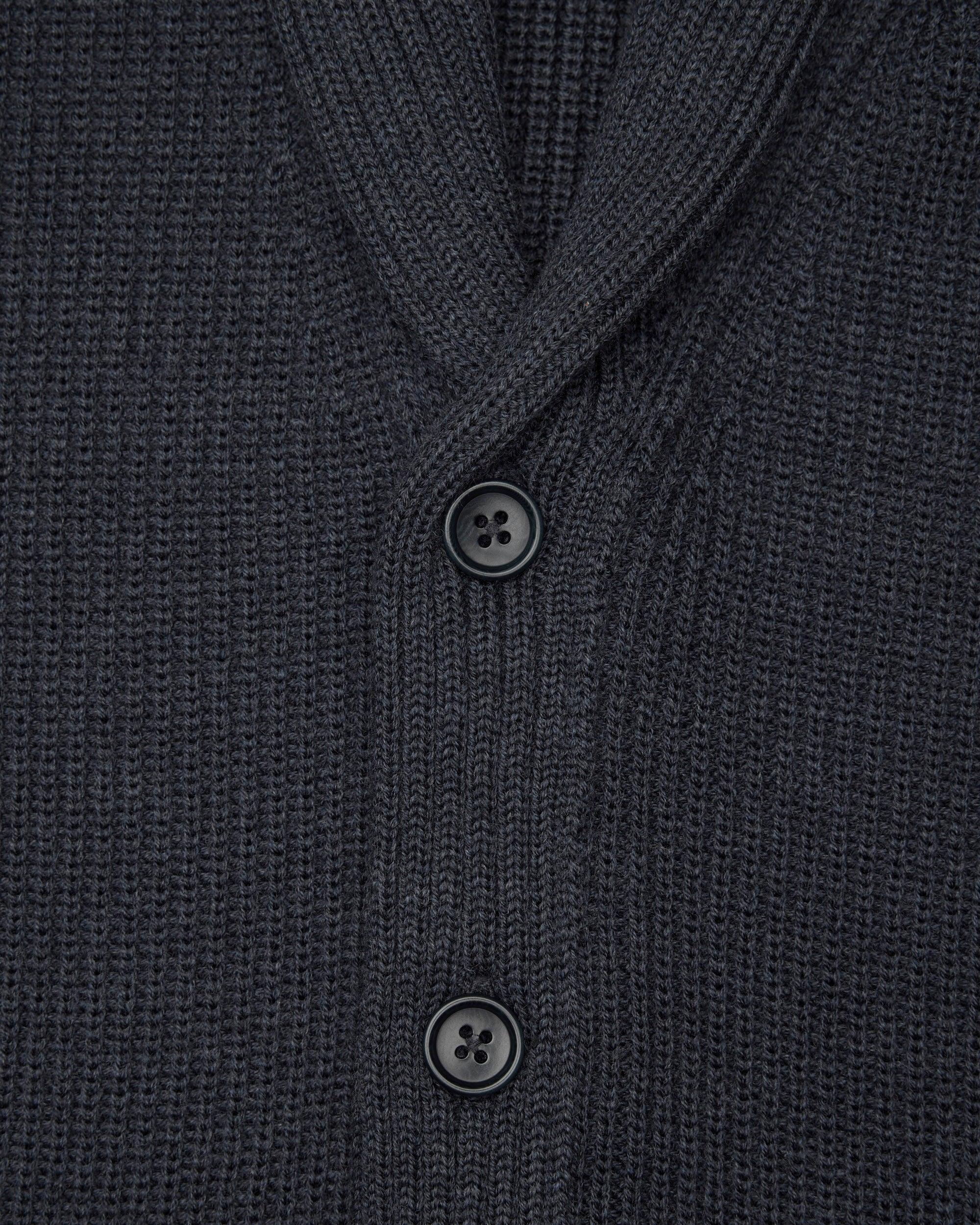 Merino Rib Vinnie Shawl Cardigan Male Product Image