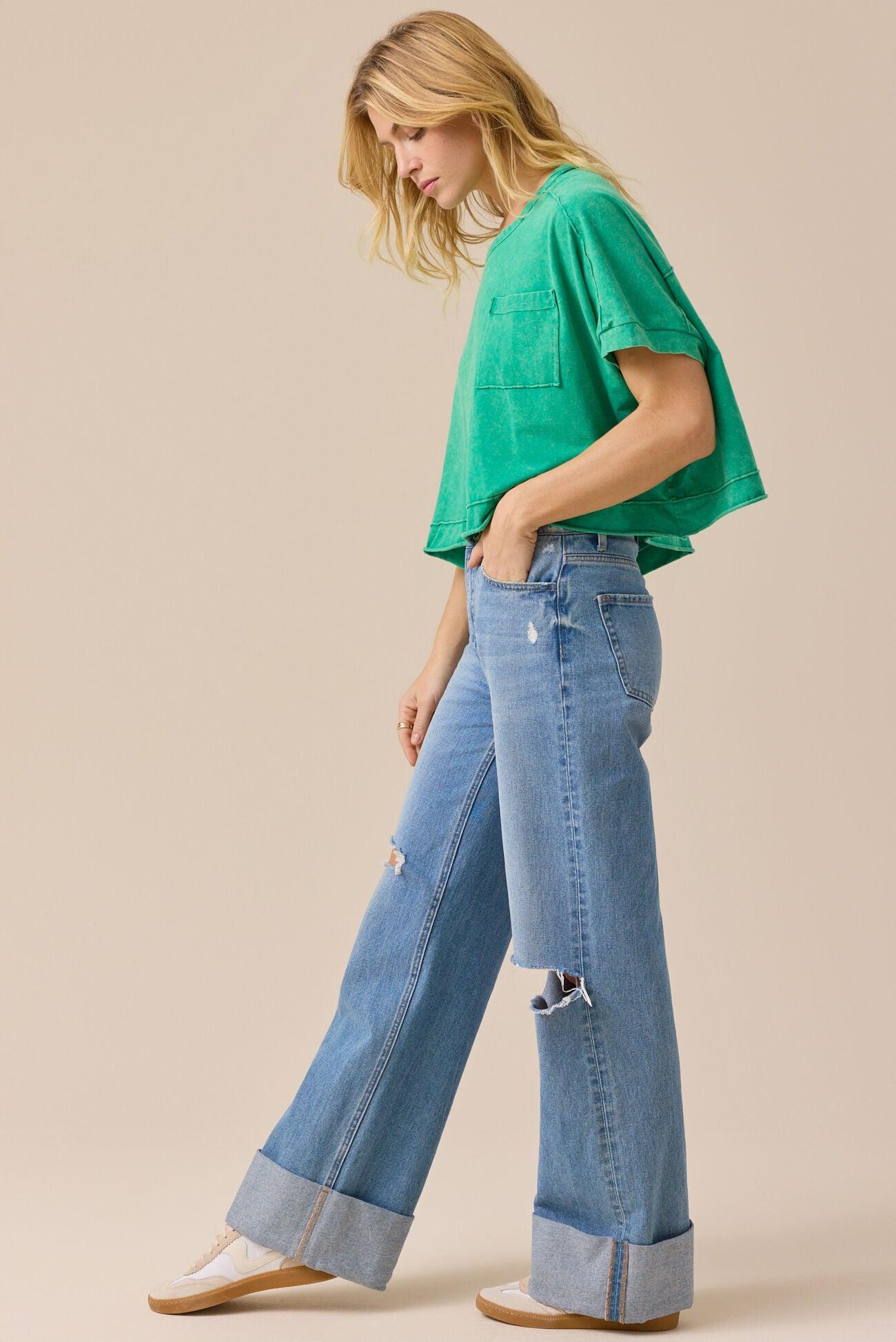 Aurora Pocket Boxy Tee Product Image
