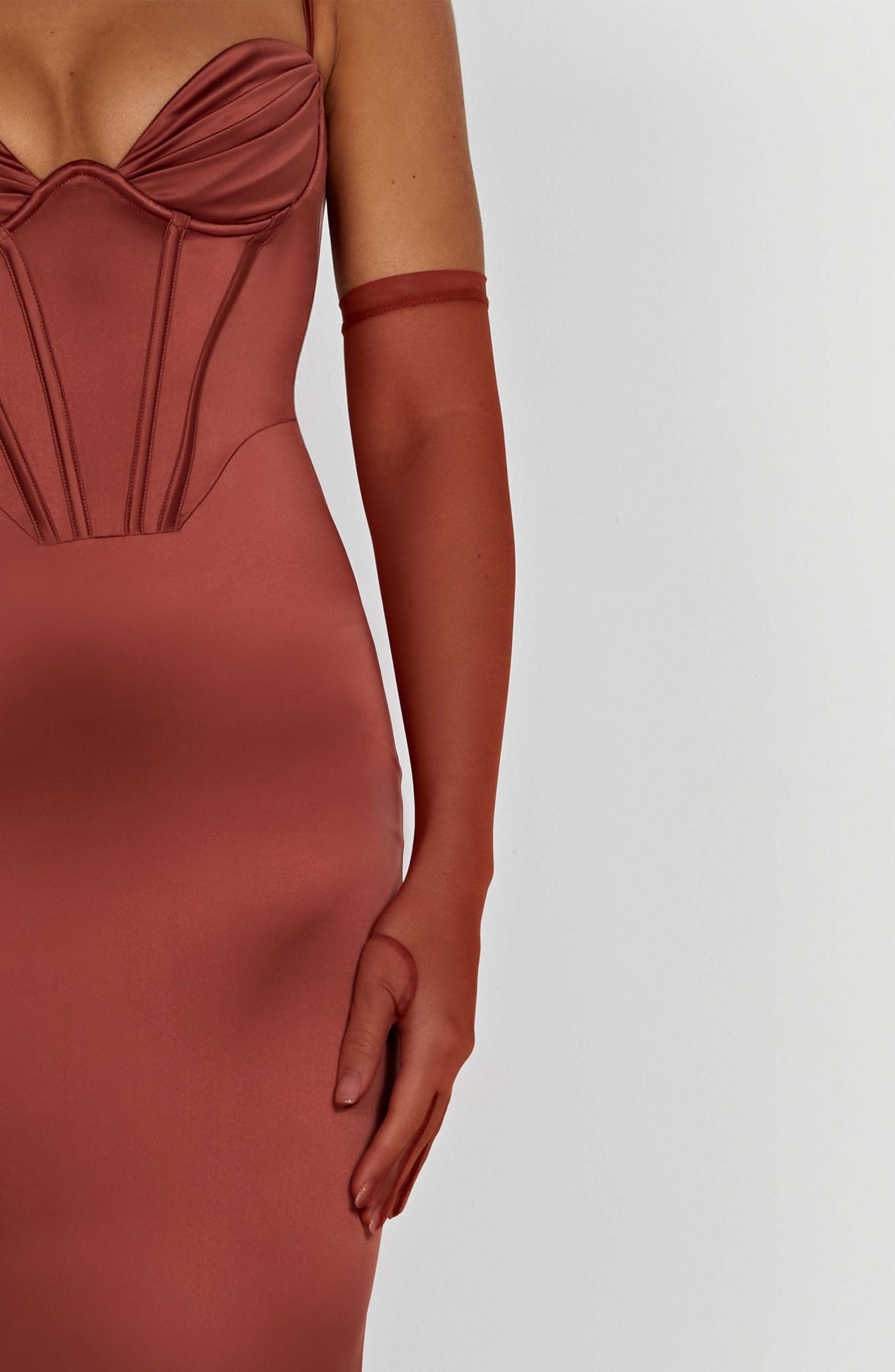 Onika Maxi Dress - Rust Product Image