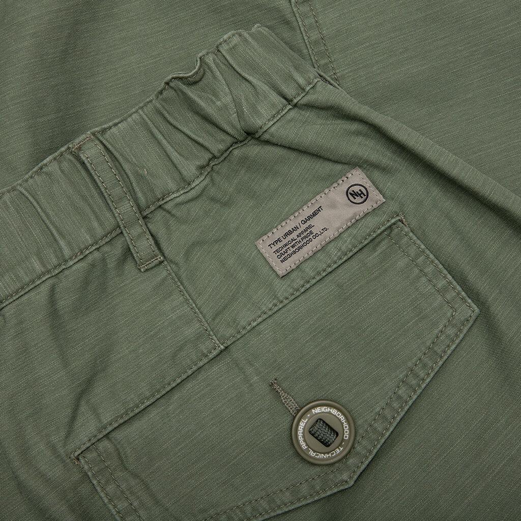 Wide Cargo Short Pants - Olive Drab Male Product Image
