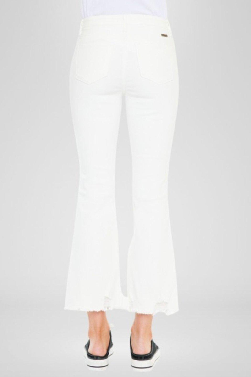 Hiigh Rise Crop Bootcut Jeans Product Image