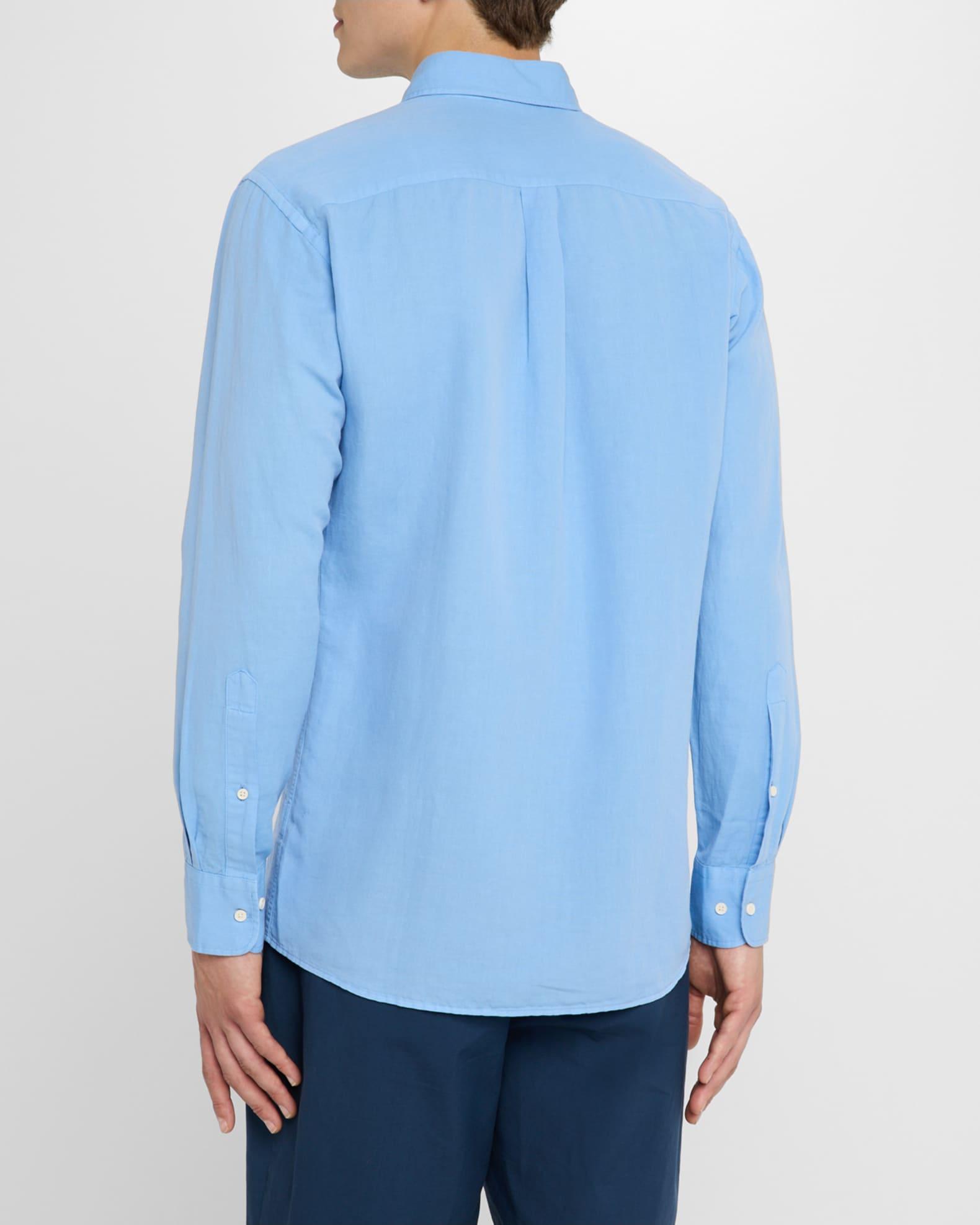 Men's Canal Linen and Cotton Sport Shirt Product Image