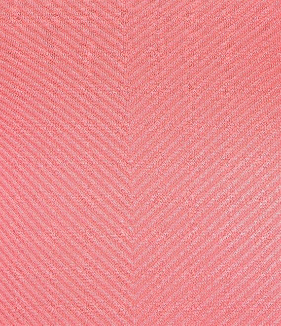 GB Chevron Ribbed Knit Cropped Tank Top Product Image