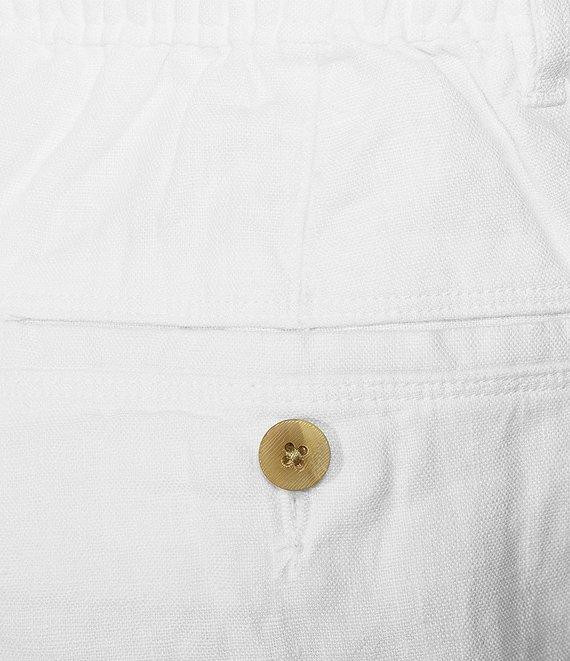 Caribbean Linen 9#double; Inseam Linen Cargo Shorts Product Image