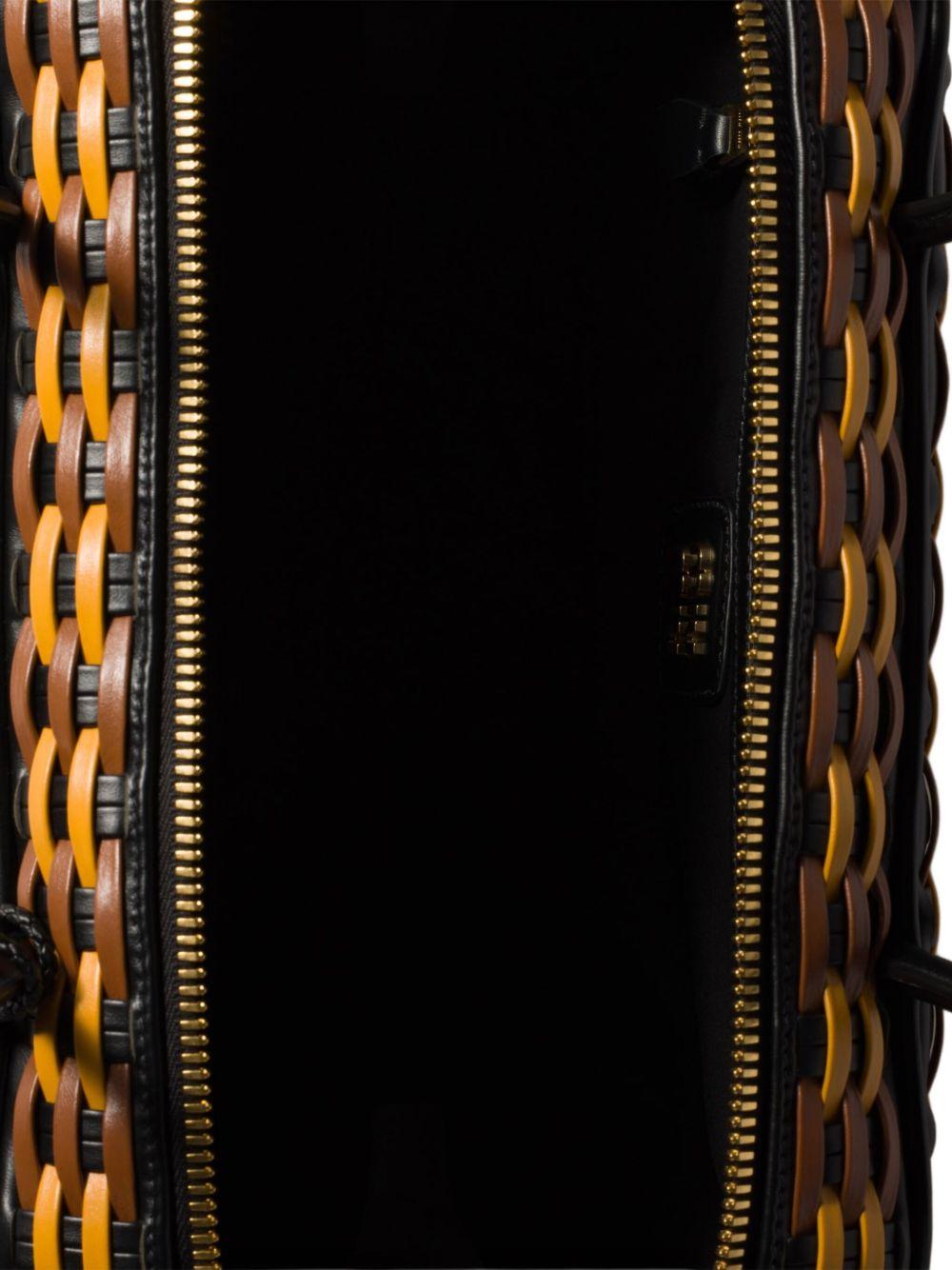 Beau woven-effect tote bag Product Image